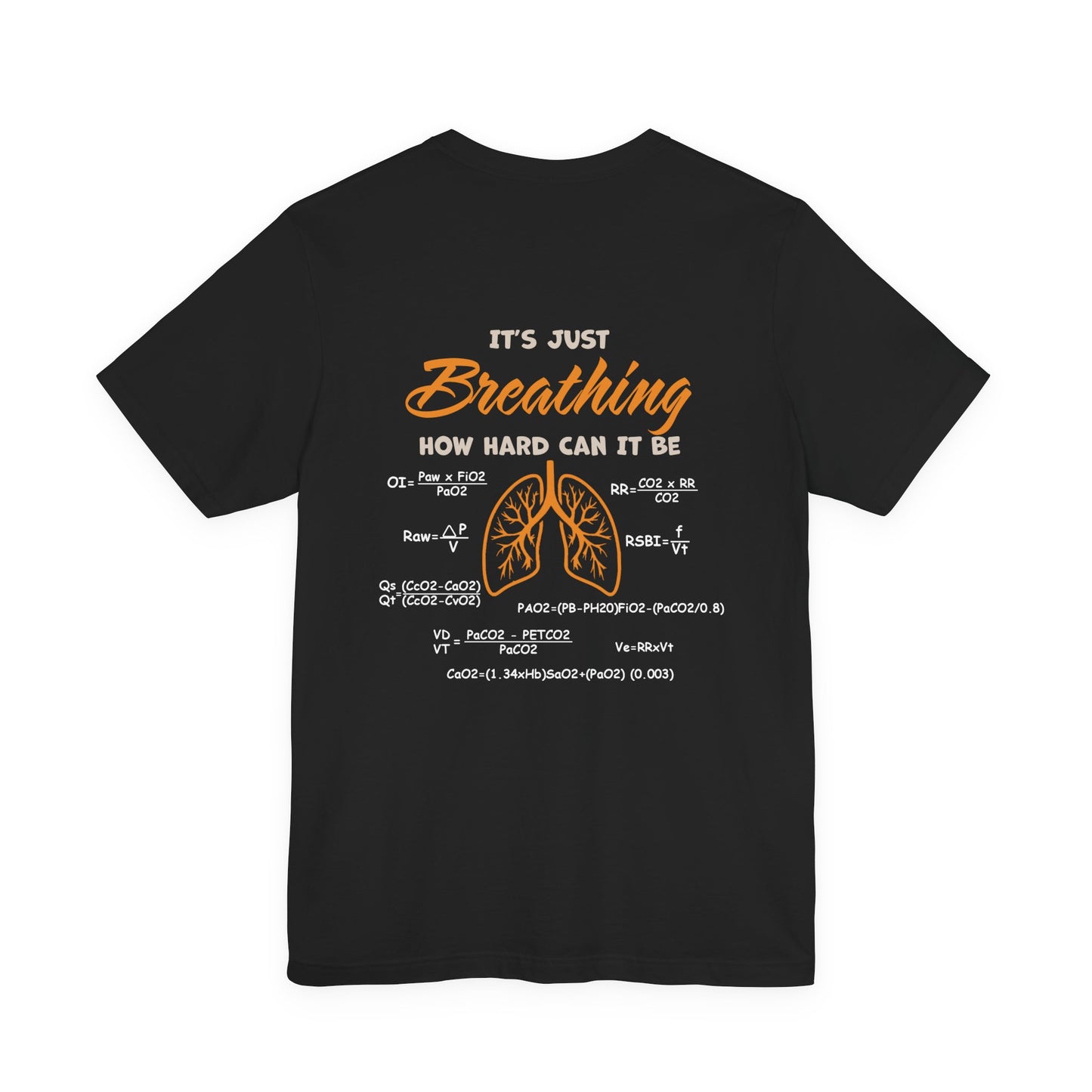 Respiratory Therapy Smiley T‑Shirt — Respiratory Therapist Gift
