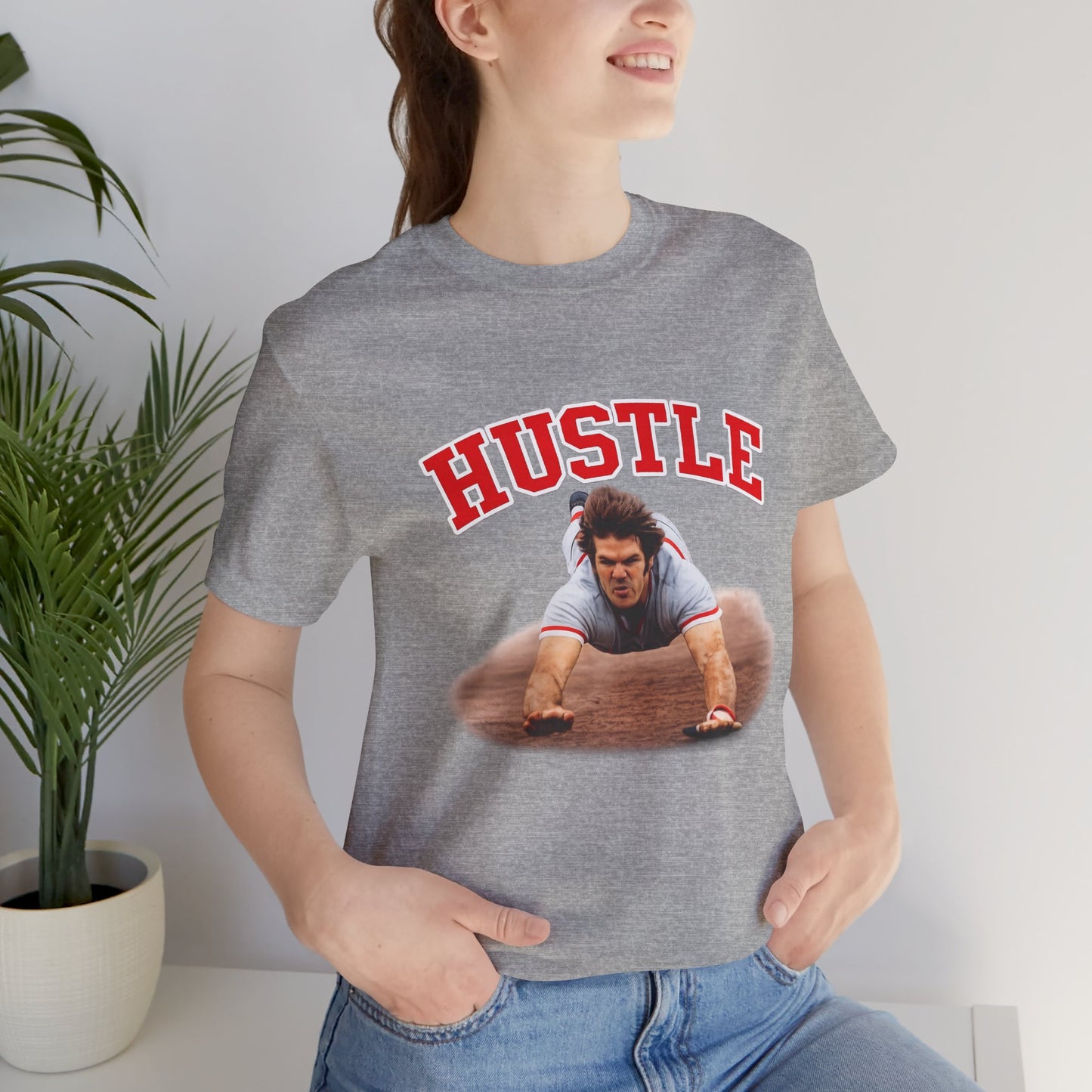 Hustle T-Shirt — Vintage Action Photo Graphic Tee for Motivated Fans