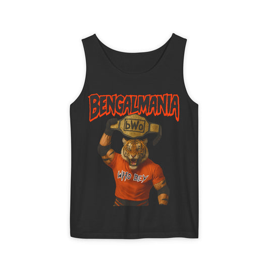 Bengalmania Vintage Style Unisex Tank Top, Perfect for Summer, Workout, Sports Fans, Gift for Him/Her, Casual Wear