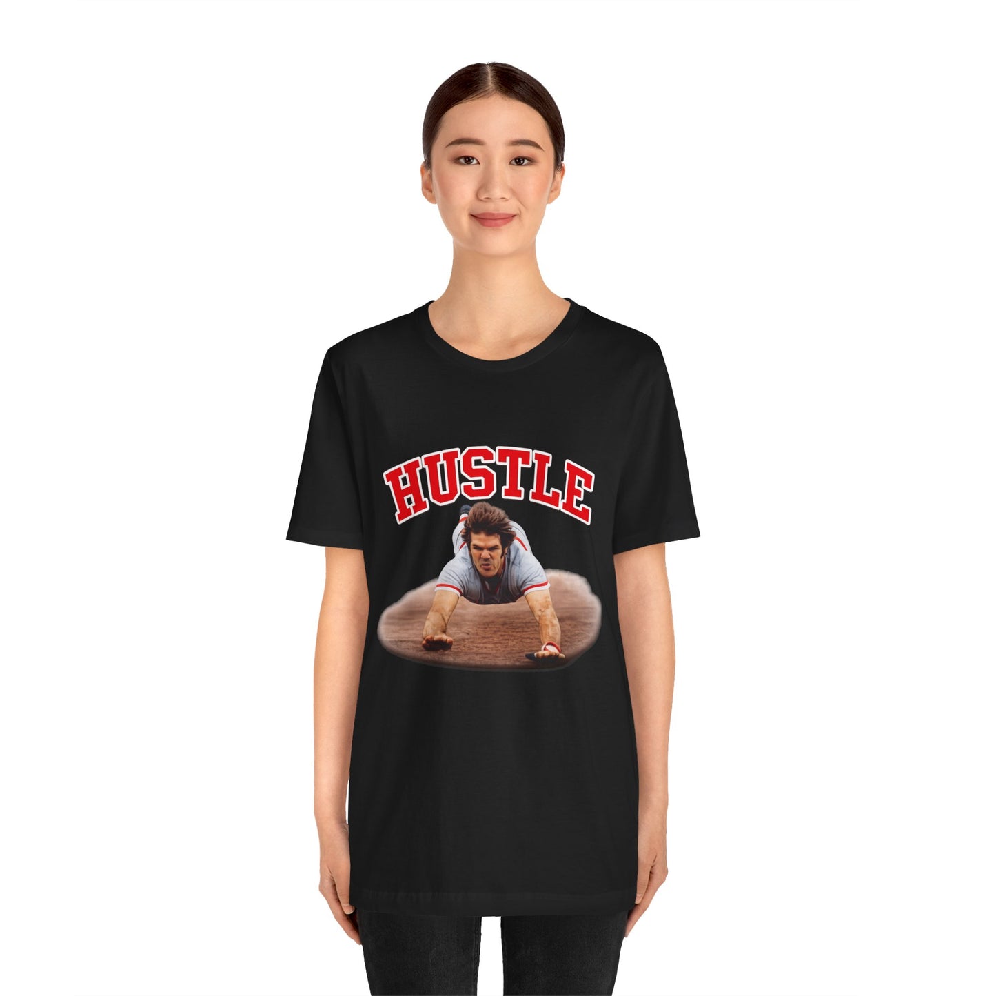 Hustle T-Shirt — Vintage Action Photo Graphic Tee for Motivated Fans