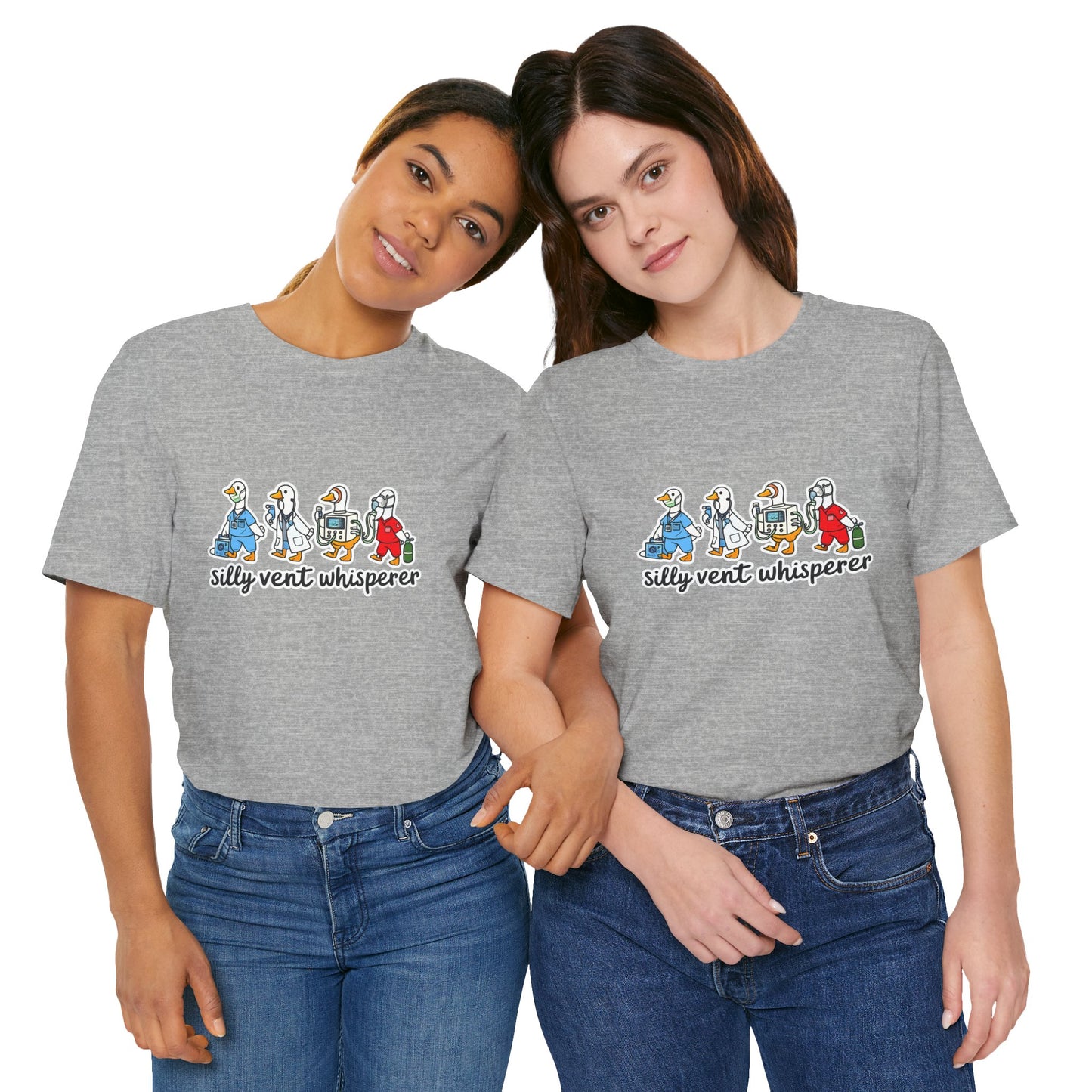 Silly Vent Whisperer Tee — Funny Crew respiratory care club