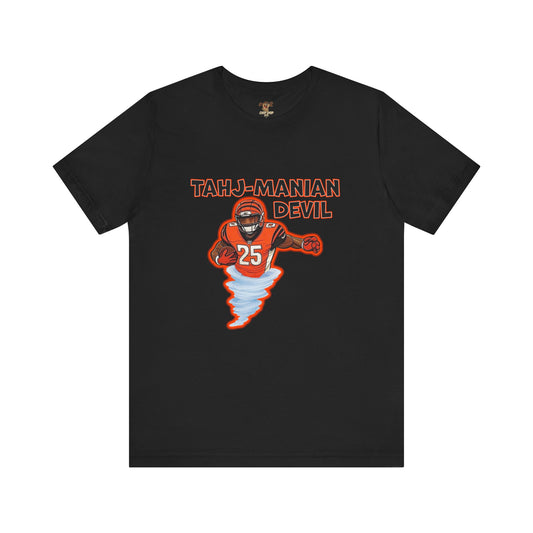 Tahj-Manian Devil Graphic Unisex Jersey Tee