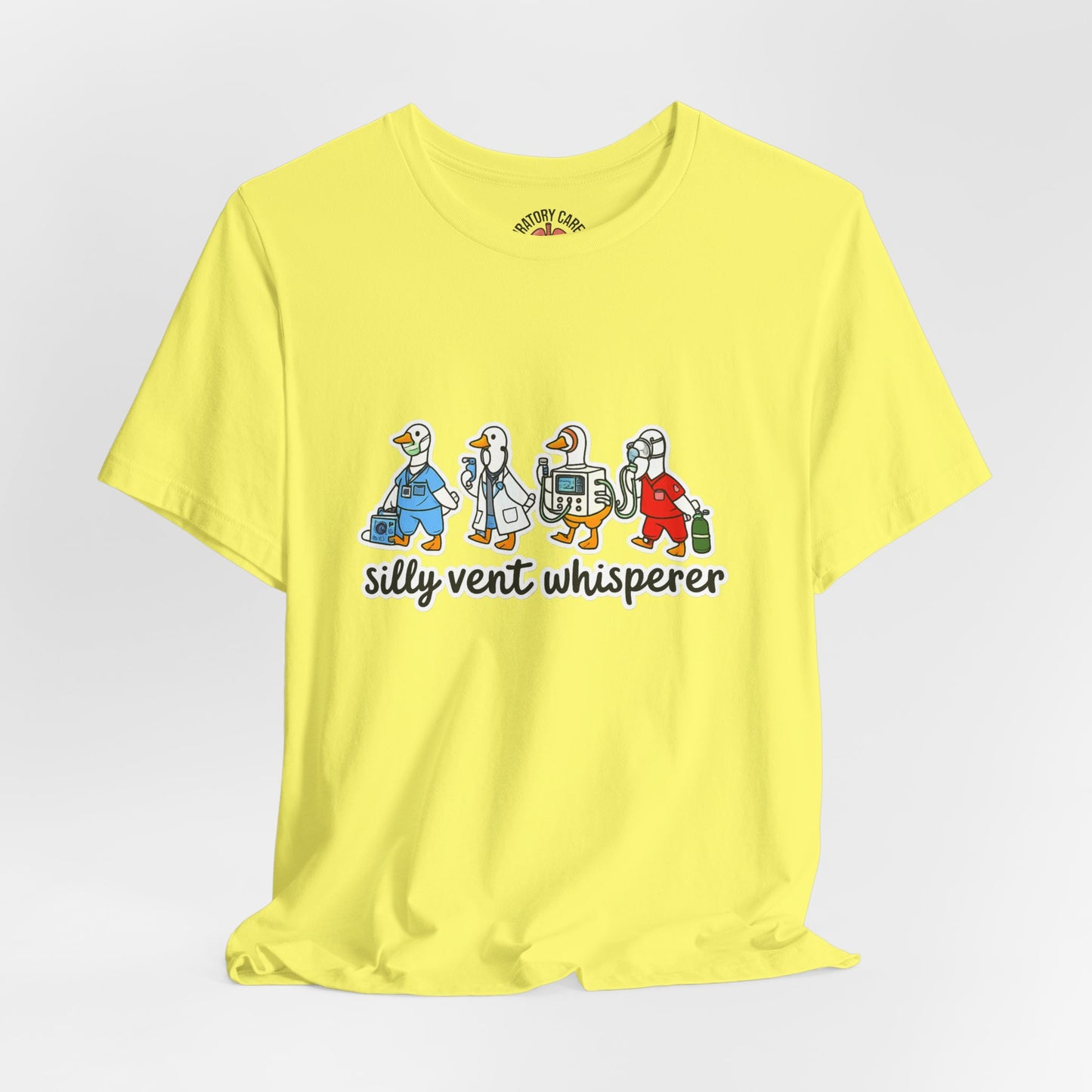 Silly Vent Whisperer Tee — Funny Crew respiratory care club