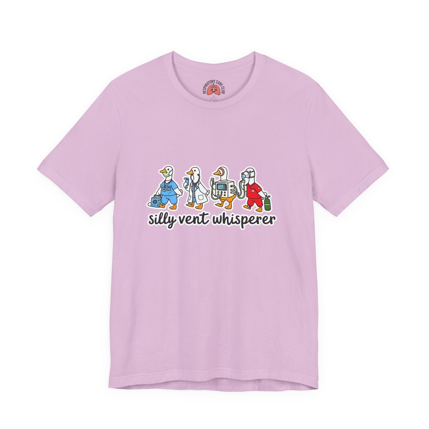 Silly Vent Whisperer Tee — Funny Crew respiratory care club