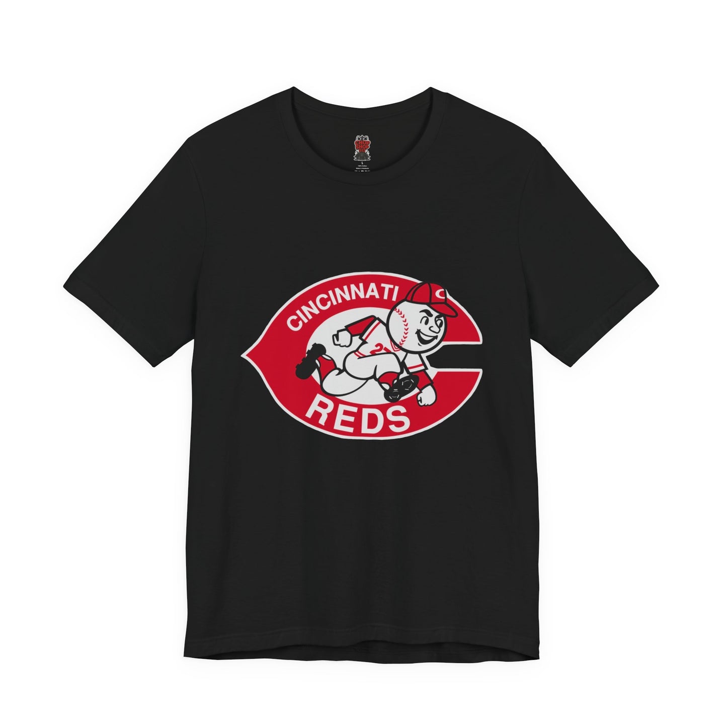 Cincinnati Reds Logo Baseball T‑Shirt — Retro Mr. Redlegs Fan Tee