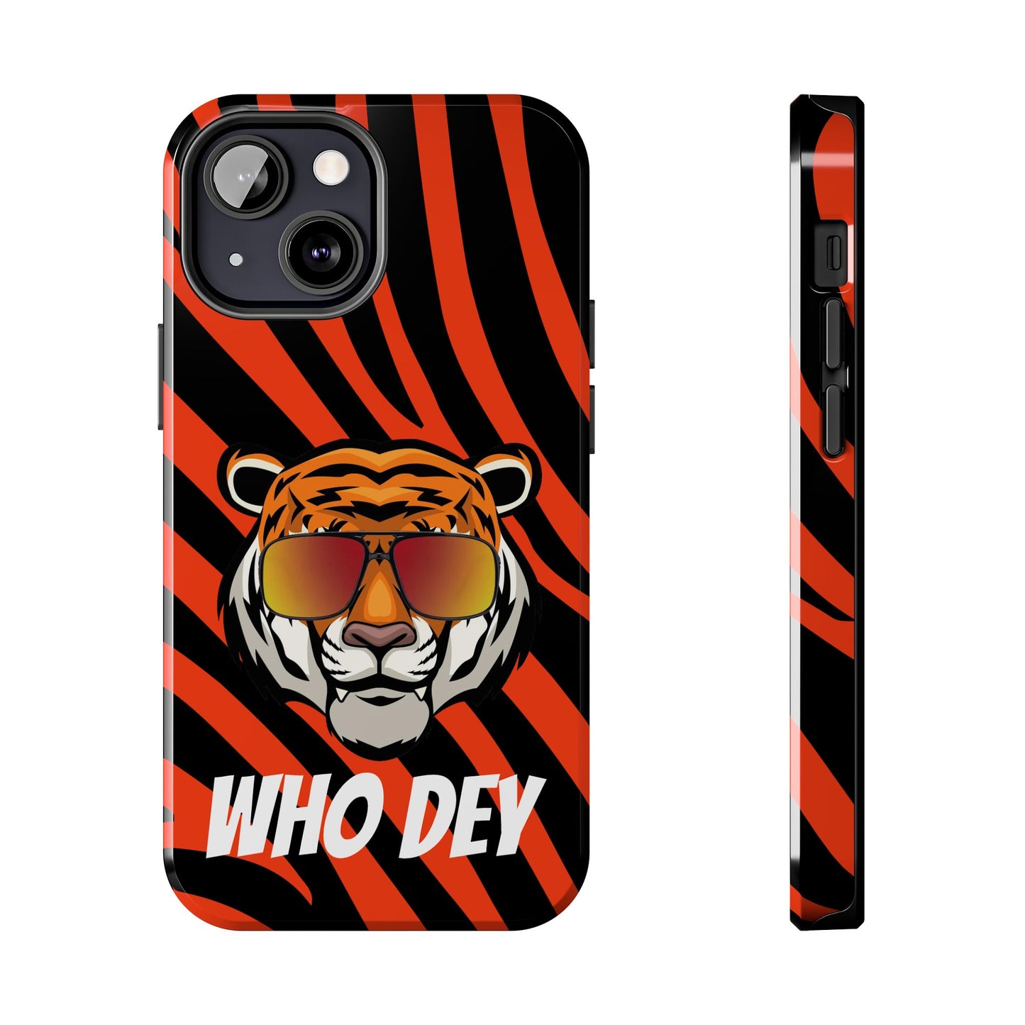 Who Dey Tiger Tough Phone Case