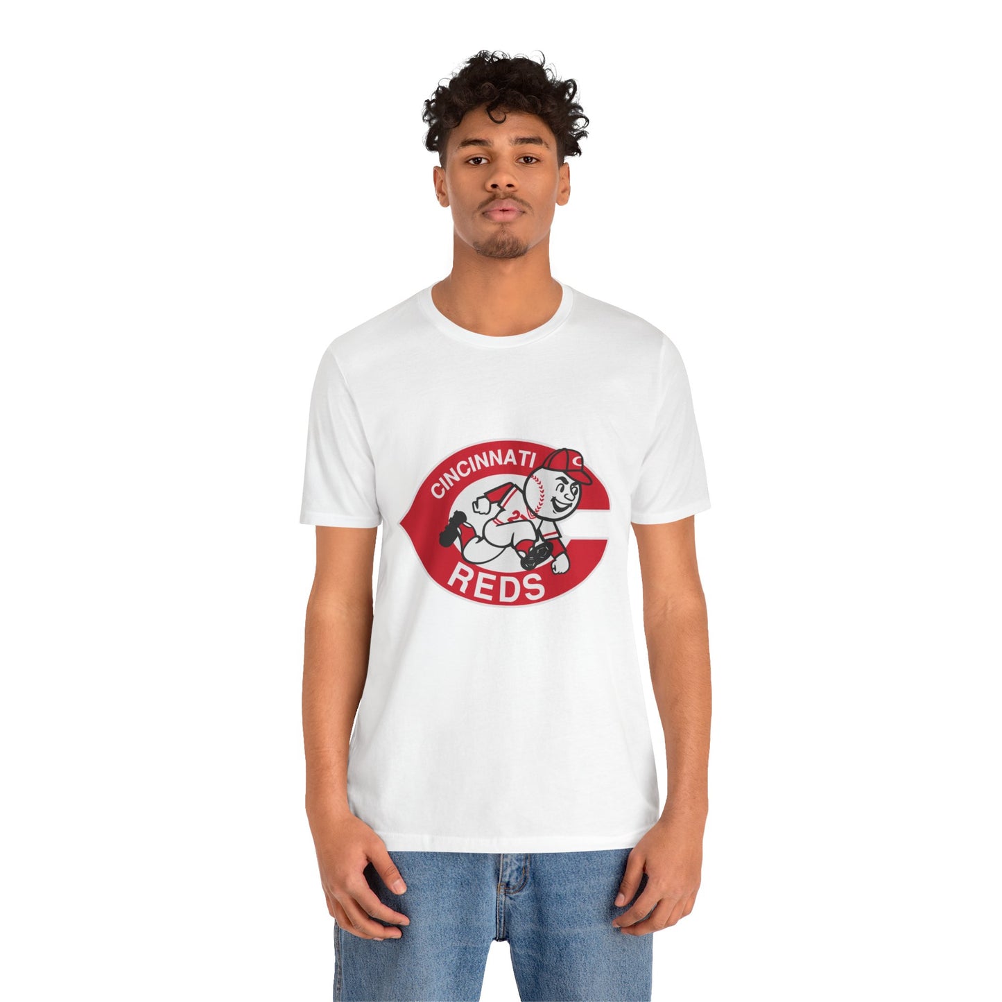 Cincinnati Reds Logo Baseball T‑Shirt — Retro Mr. Redlegs Fan Tee