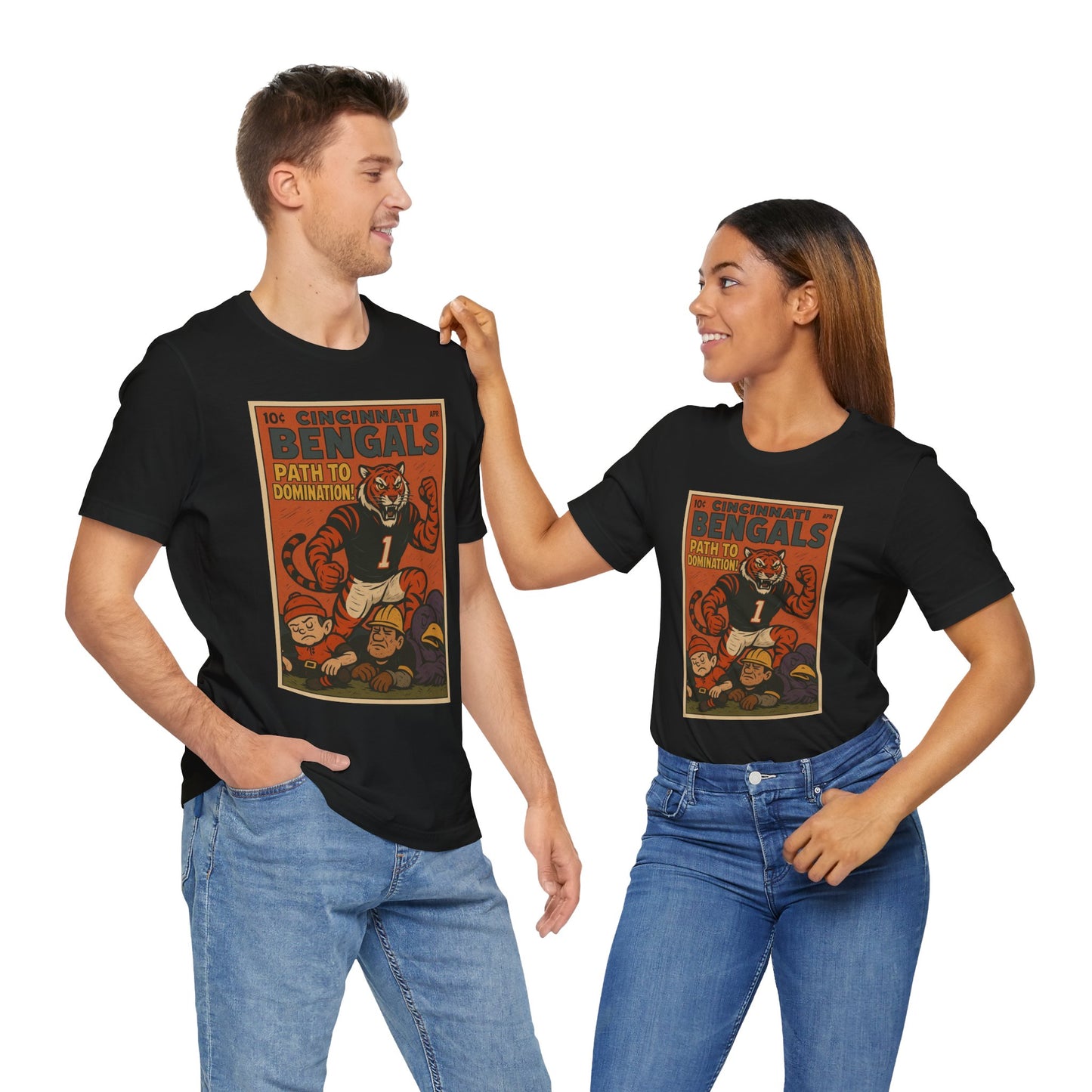 Cincinnati Bengals Comic cover Path to Domination Unisex Short Sleeve Tee -