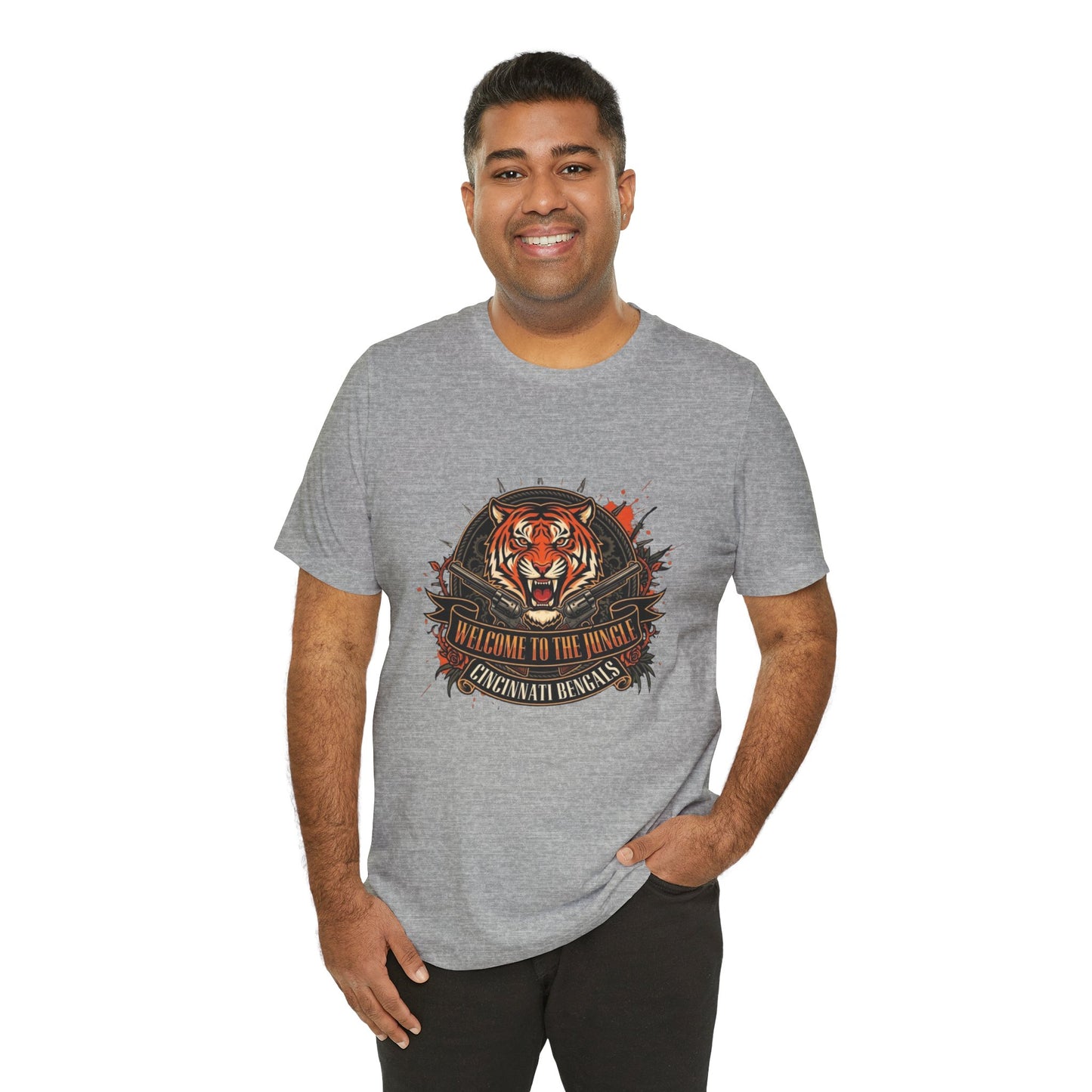 Cincinnati Bengals "Welcome to the Jungle" Tiger T-Shirt