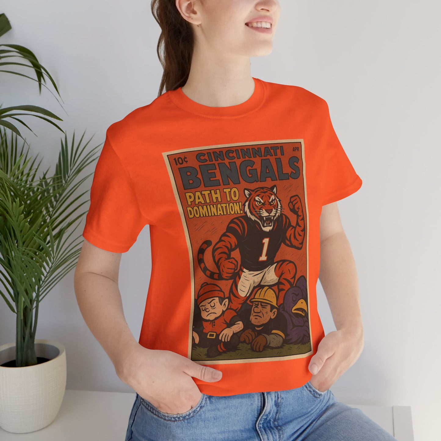 Cincinnati Bengals Comic cover Path to Domination Unisex Short Sleeve Tee -