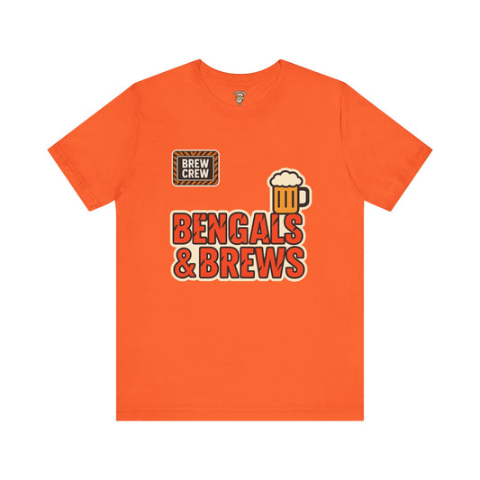 Unisex Tee for Bengals and Brews Brew Crew Fans
