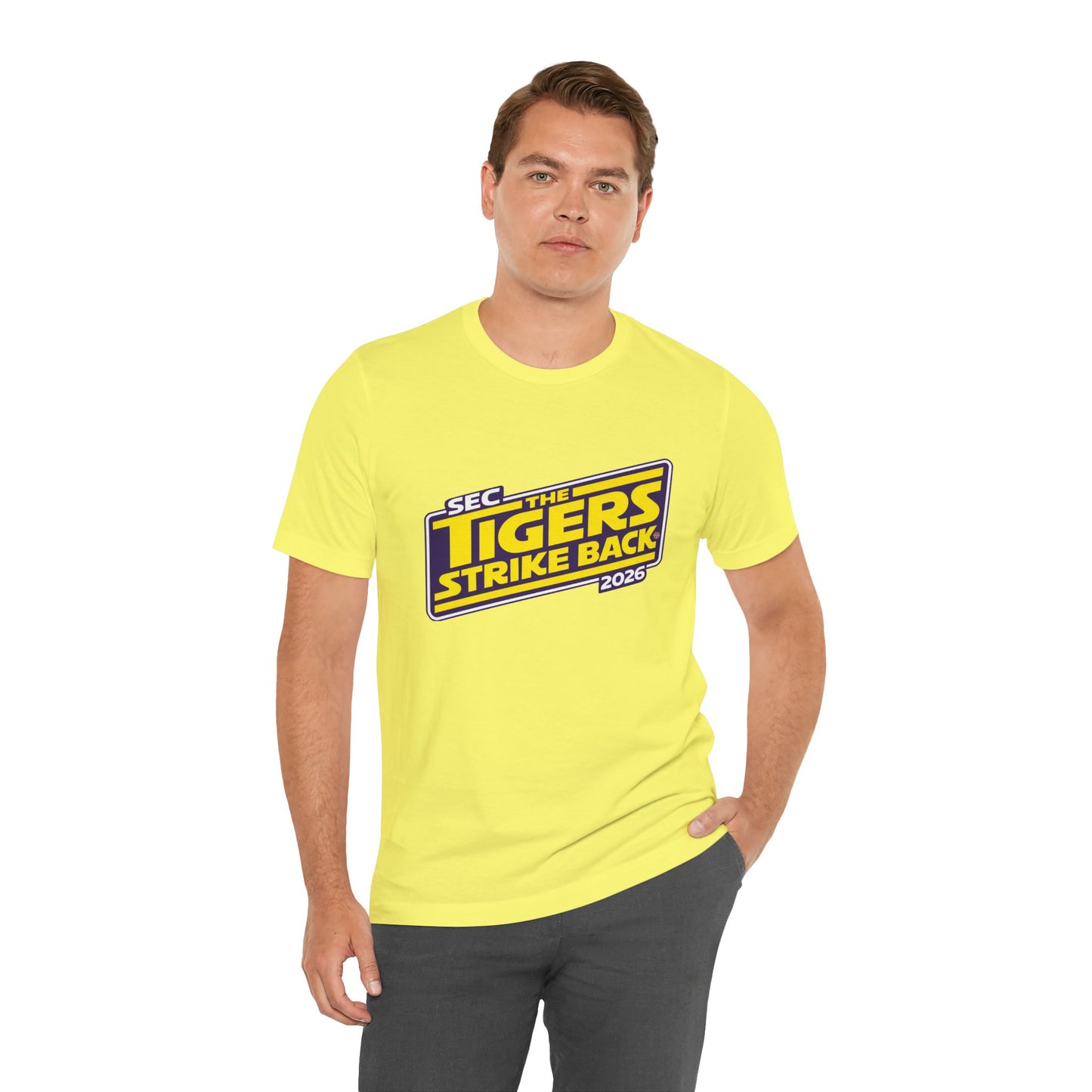 LSU Tigers Strike Back Unisex Jersey Short Sleeve Tee