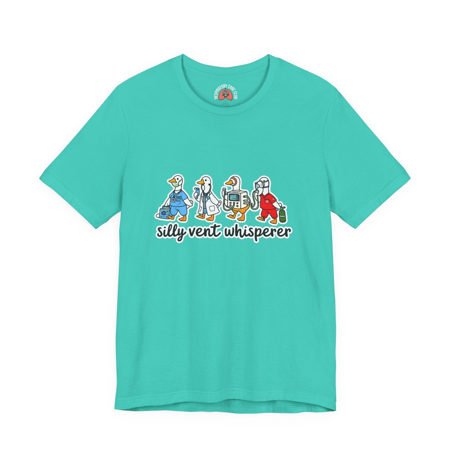 Silly Vent Whisperer Tee — Funny Crew respiratory care club