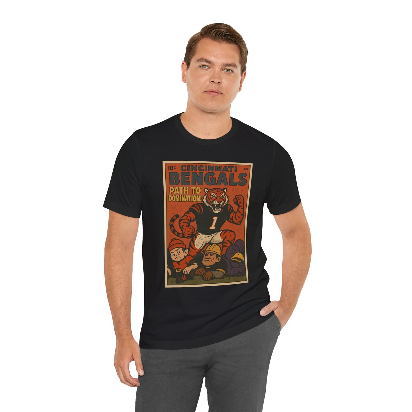 Cincinnati Bengals Comic cover Path to Domination Unisex Short Sleeve Tee -