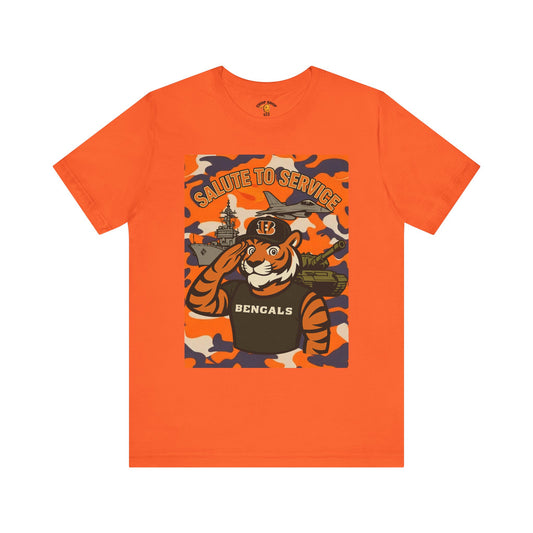 Salute to Service Tigers Unisex Jersey Tee - Camo Design