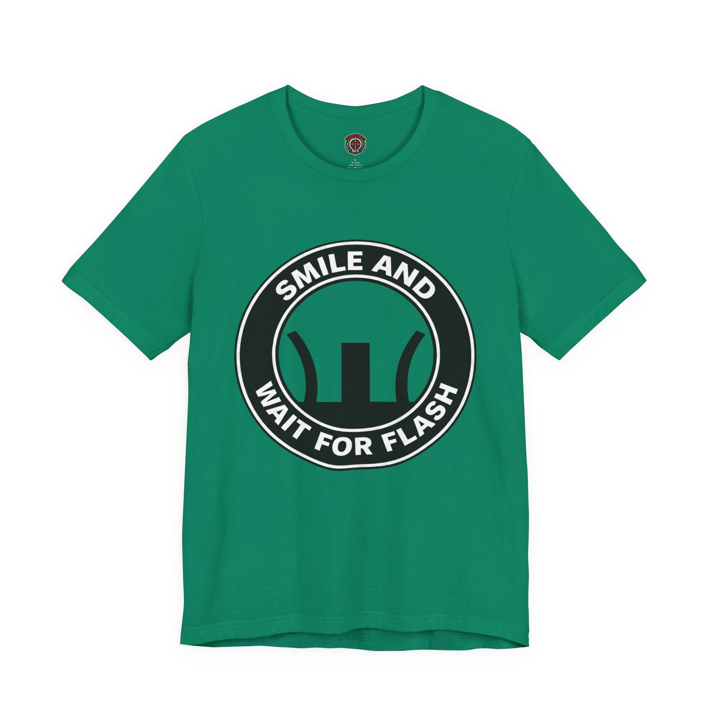 AR-Smile and Wait for Flash T-Shirt — Photography Humor Tee