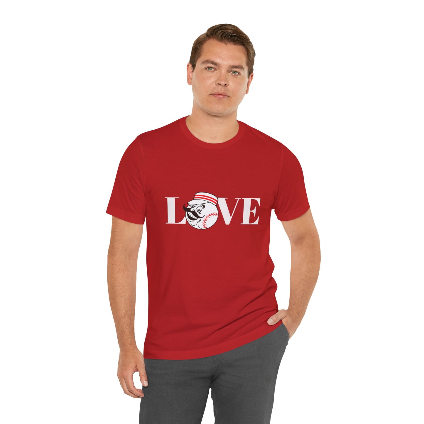 Love Baseball Unisex Jersey Tee