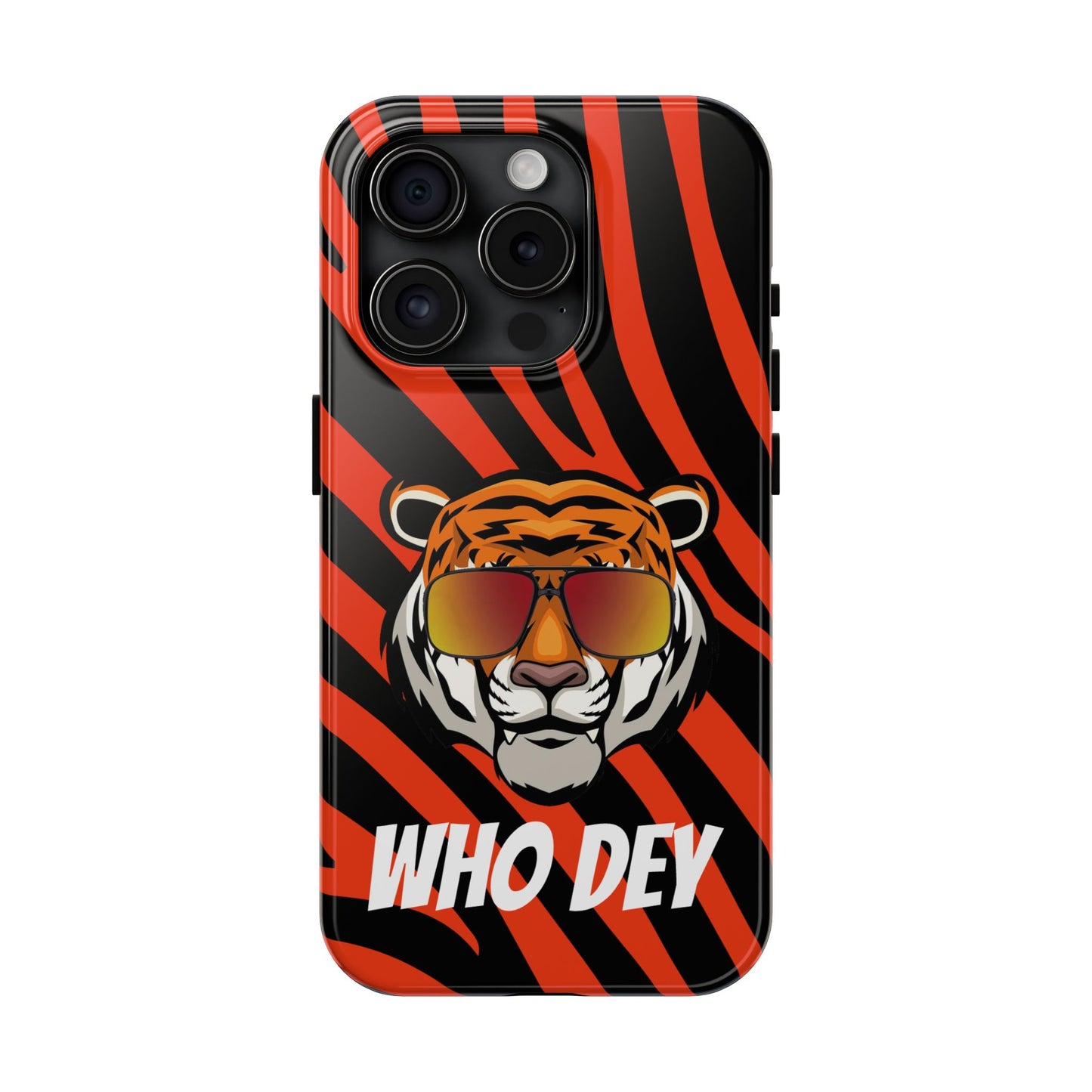 Who Dey Tiger Tough Phone Case