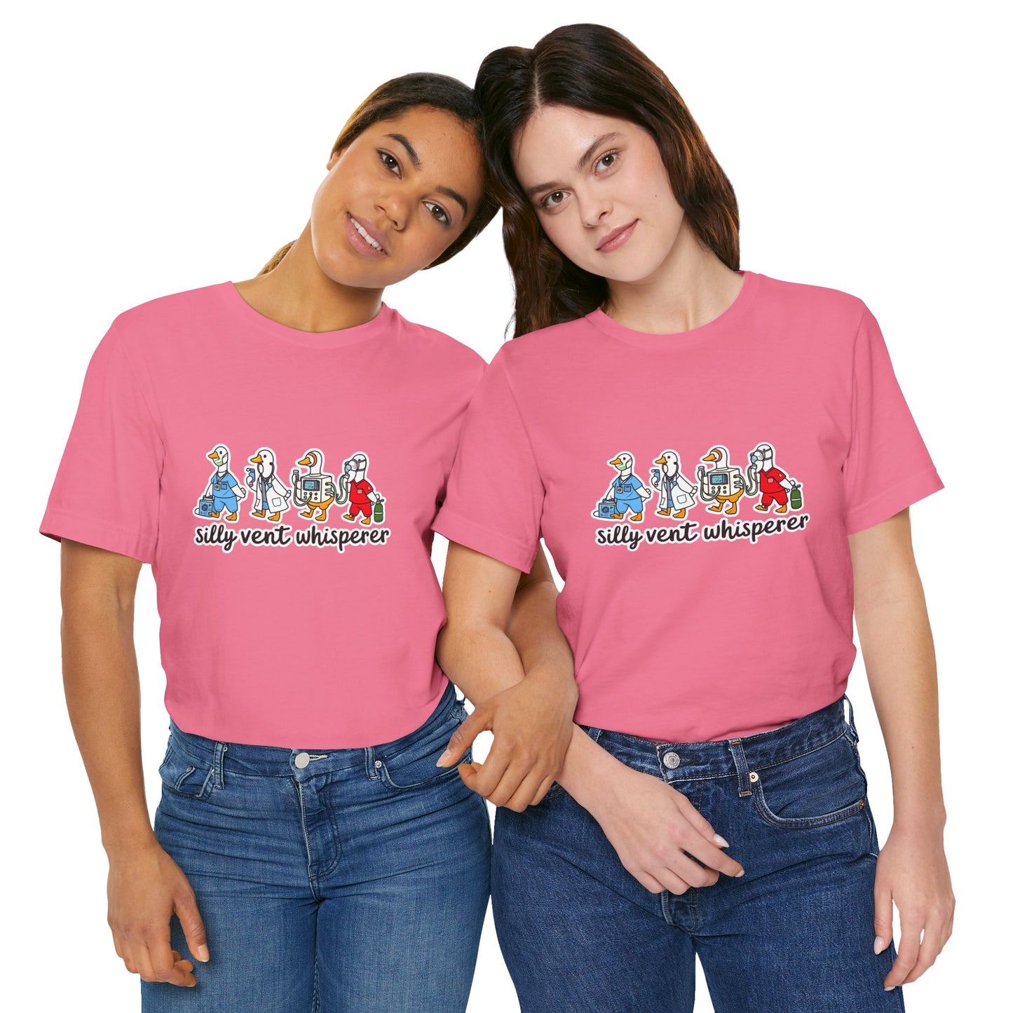 Silly Vent Whisperer Tee — Funny Crew respiratory care club