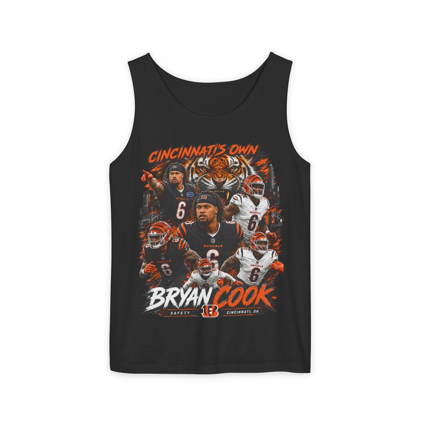 Bryan Cook Cincinnati’s Own Tank Top — Bengals Football Fan Shirt