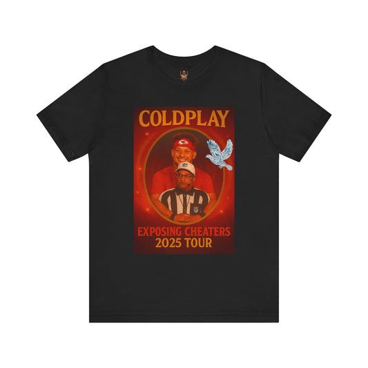 Cheaters Unisex Tee Shirt - Hottest Couple in NFL Exposed