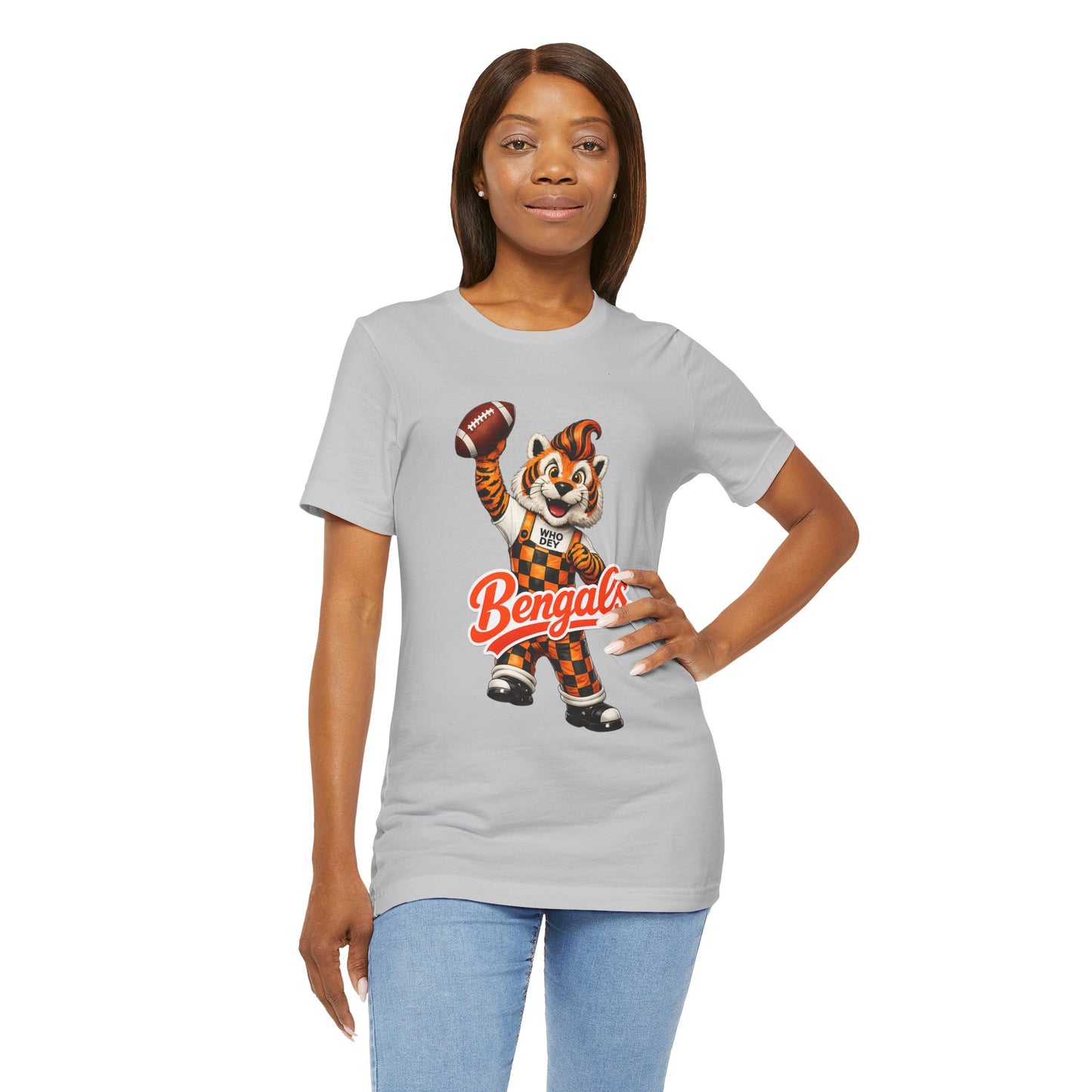 Bengals Mascot Football T-Shirt — Vintage Tiger Fan Tee