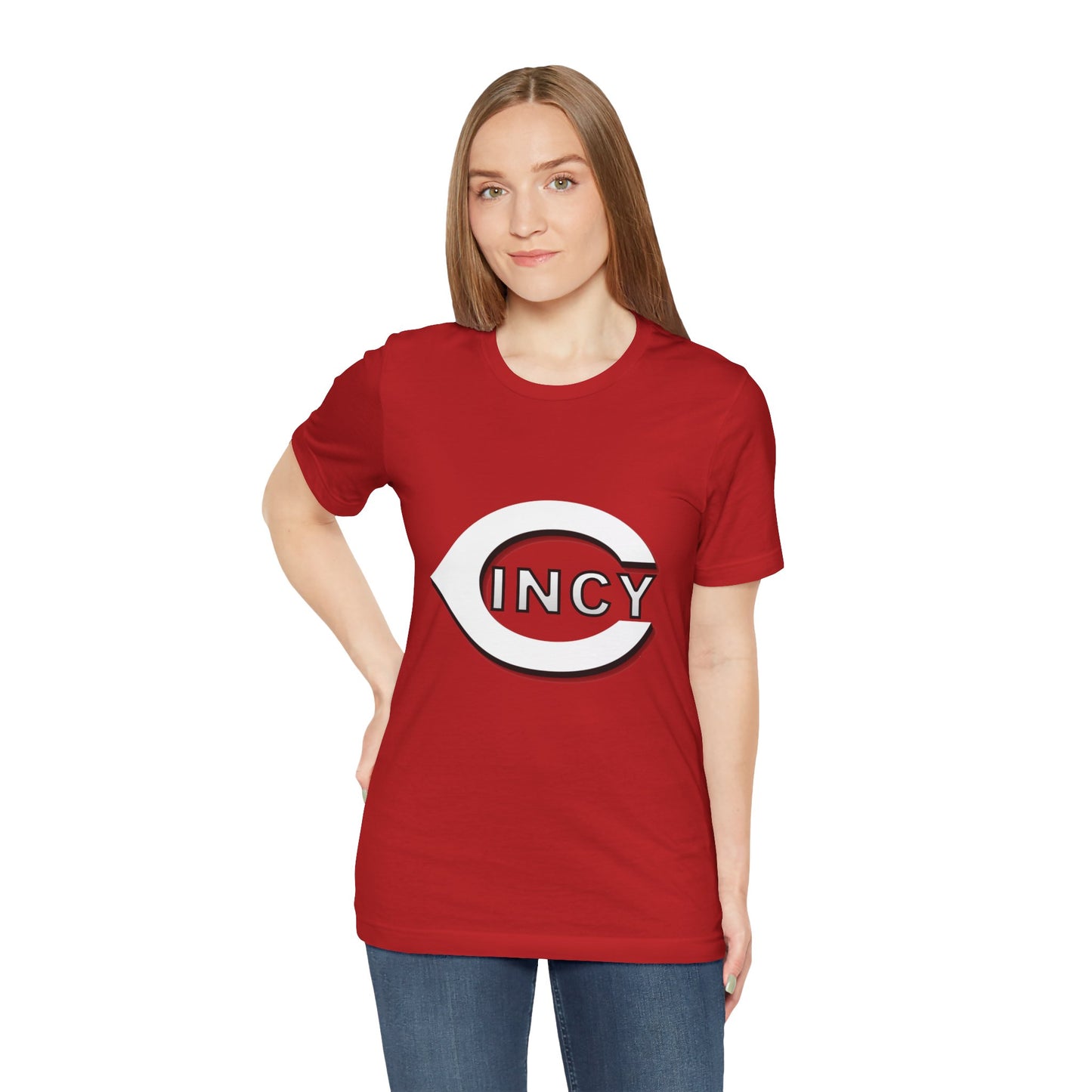 CINCY (Reds) Unisex Jersey Short Sleeve Tee