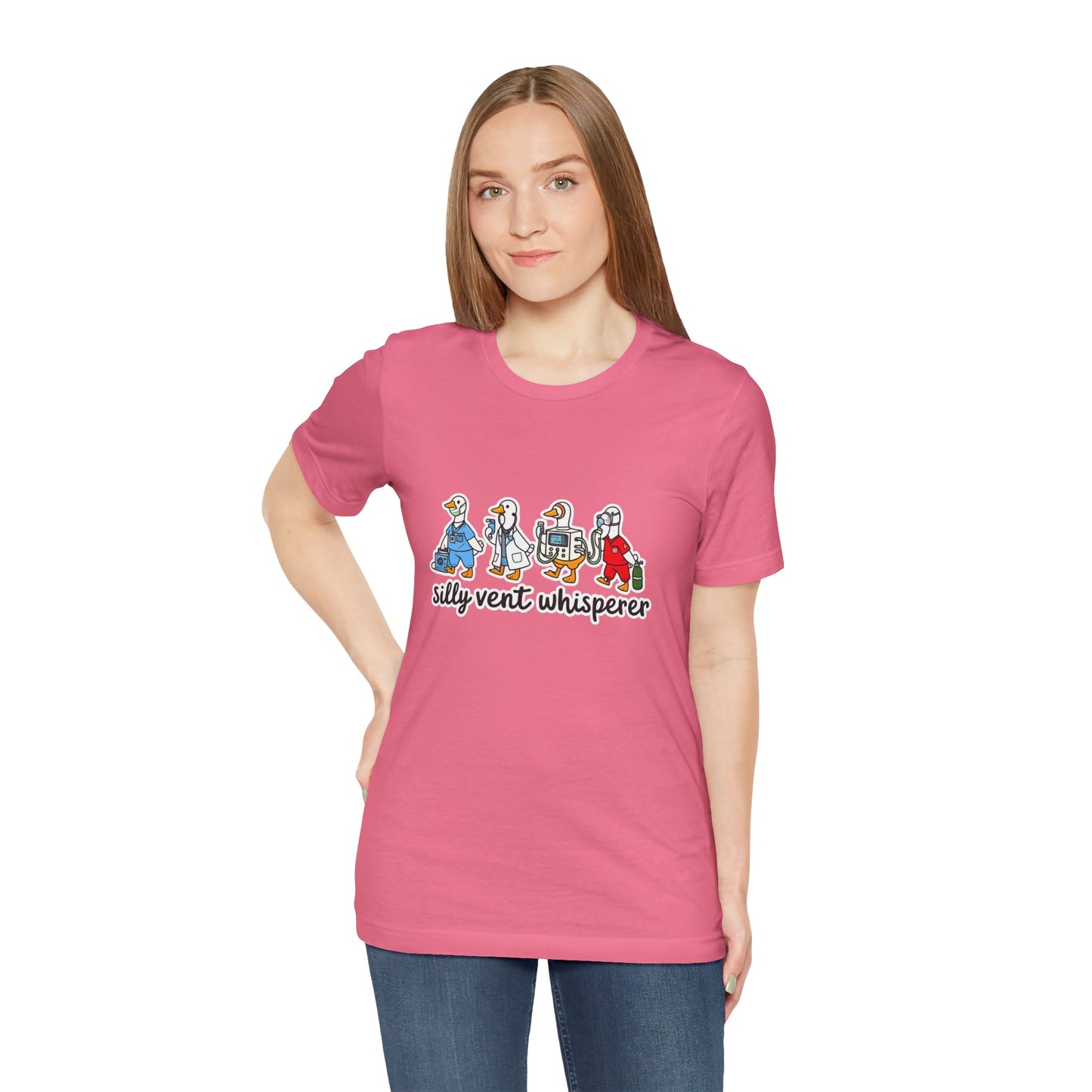 Silly Vent Whisperer Tee — Funny Crew respiratory care club