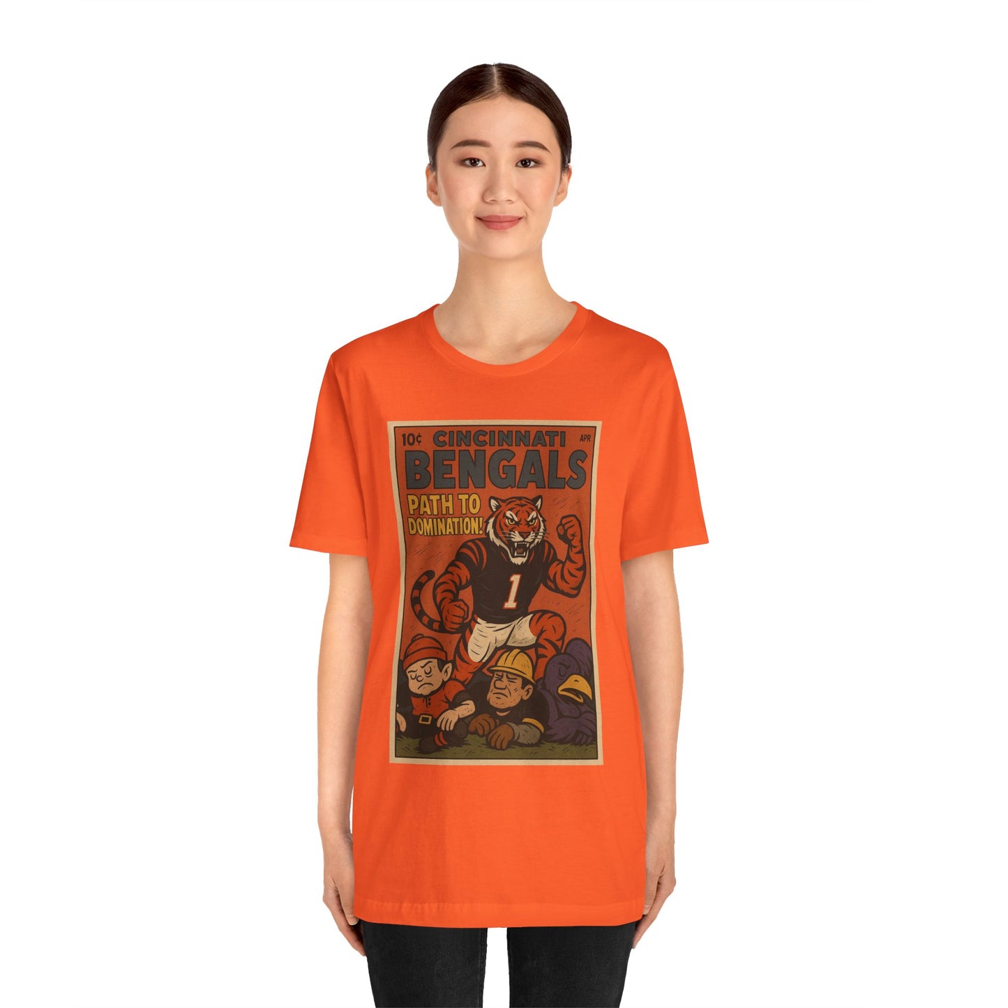 Cincinnati Bengals Comic cover Path to Domination Unisex Short Sleeve Tee -