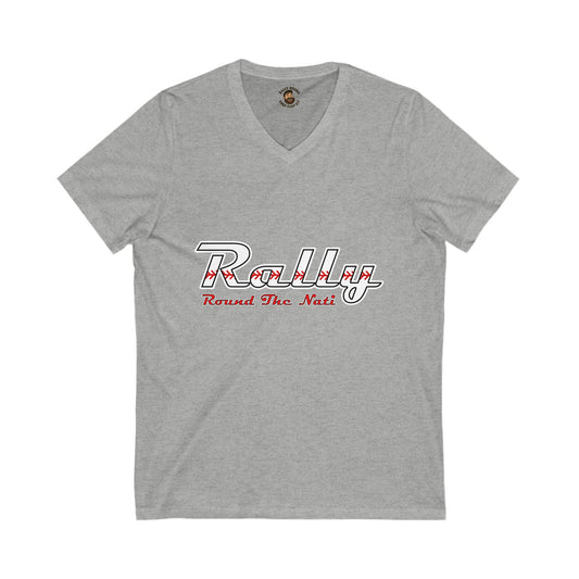 V-neck Rally Round the Nati  V-Neck Tee