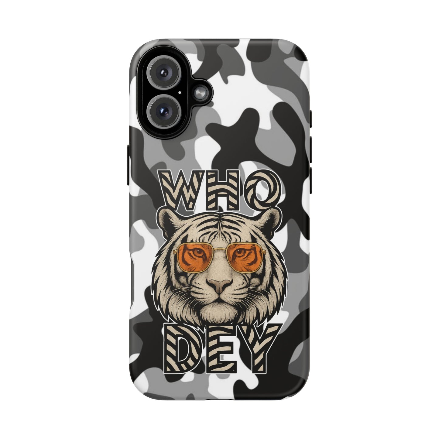 WhiteOut Tiger Phone Case for iPhone