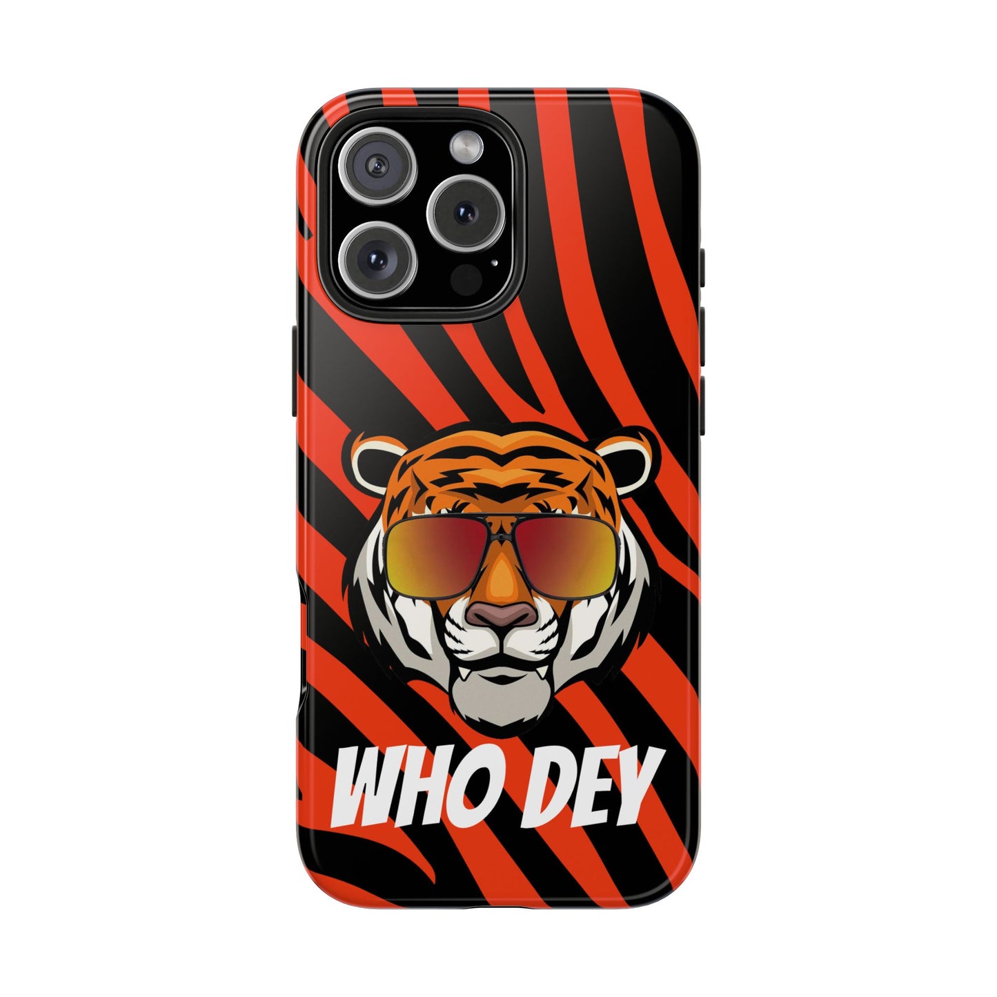 Who Dey Tiger Tough Phone Case