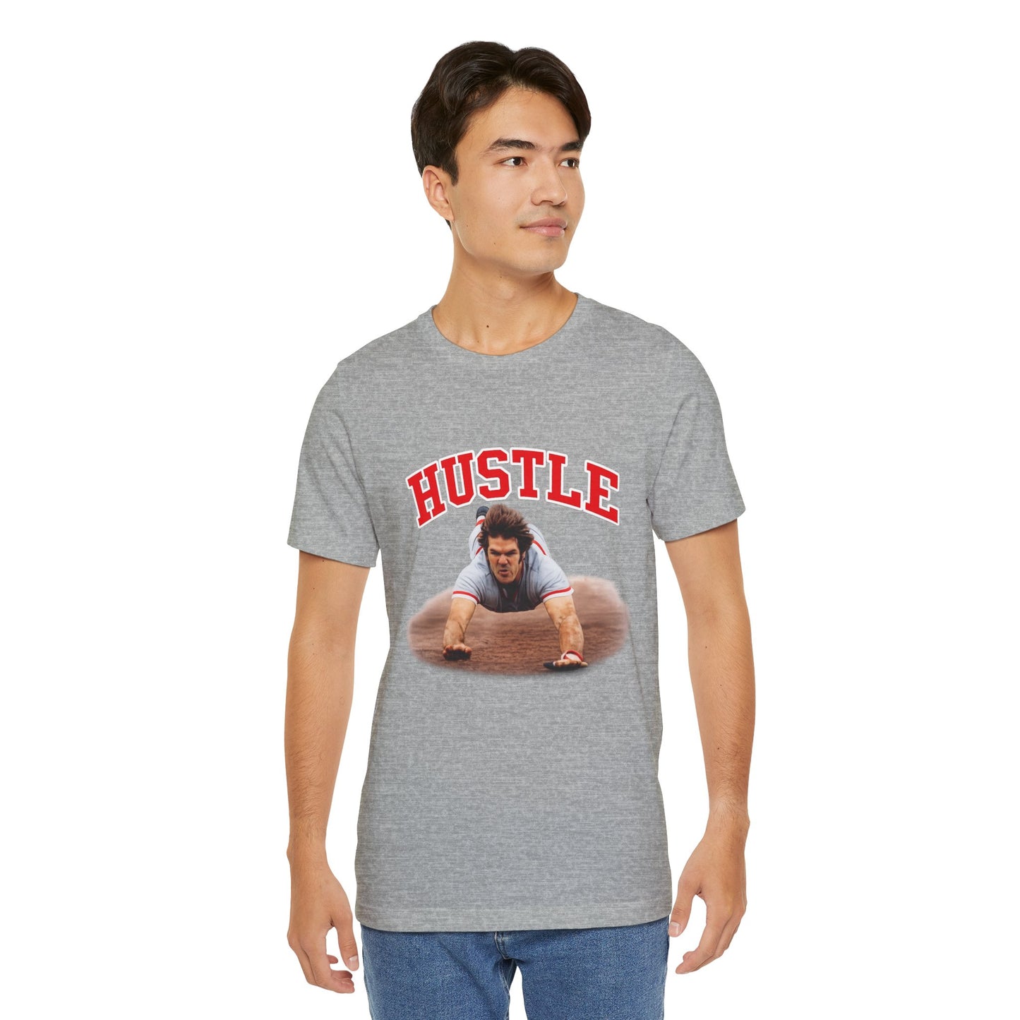 Hustle T-Shirt — Vintage Action Photo Graphic Tee for Motivated Fans