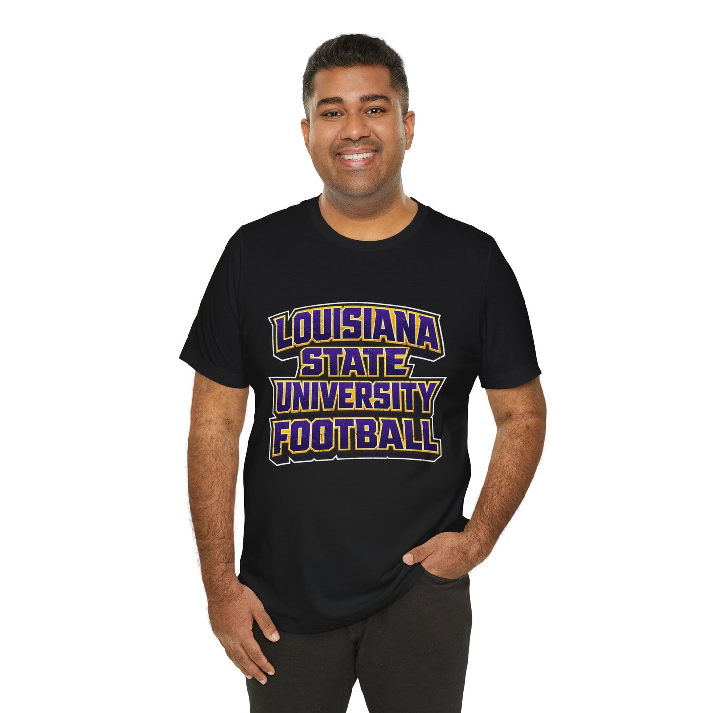Set It Off LSU Football T‑Shirt — 'Louisiana State University Football' Graphic Tee