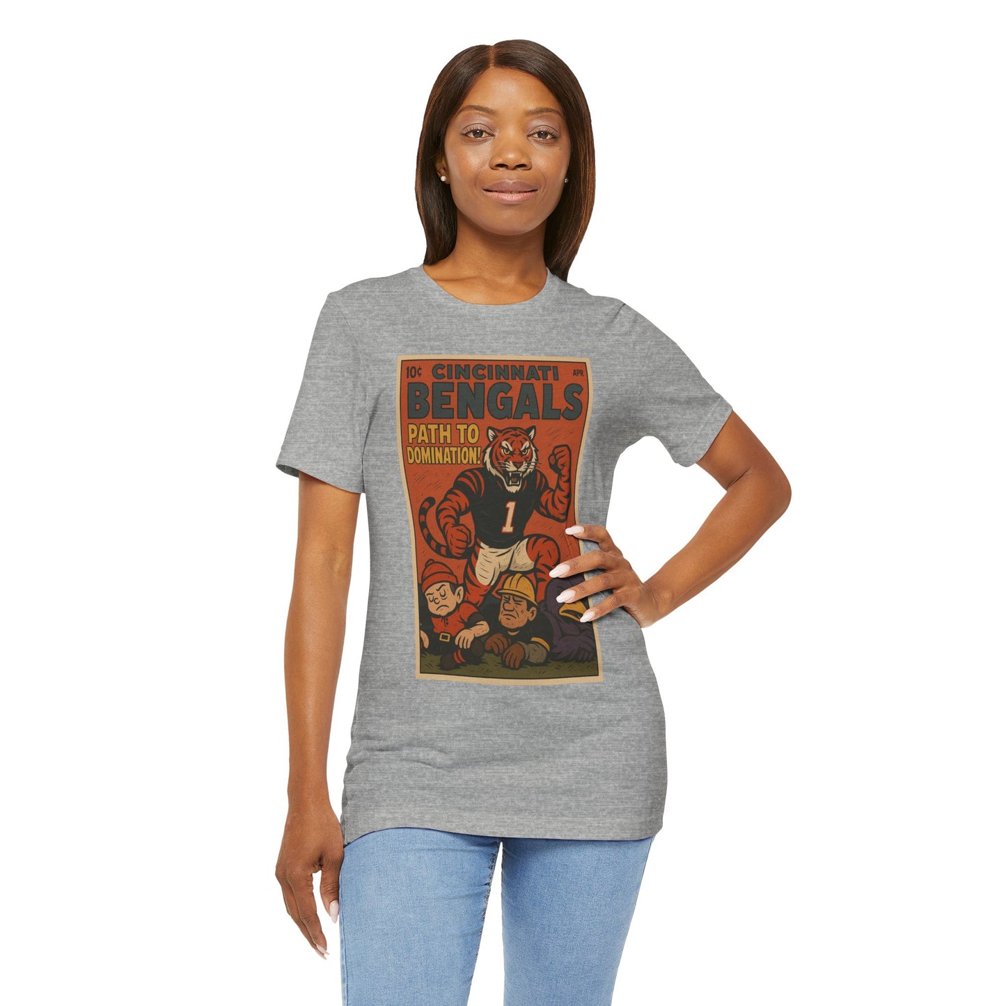 Cincinnati Bengals Comic cover Path to Domination Unisex Short Sleeve Tee -