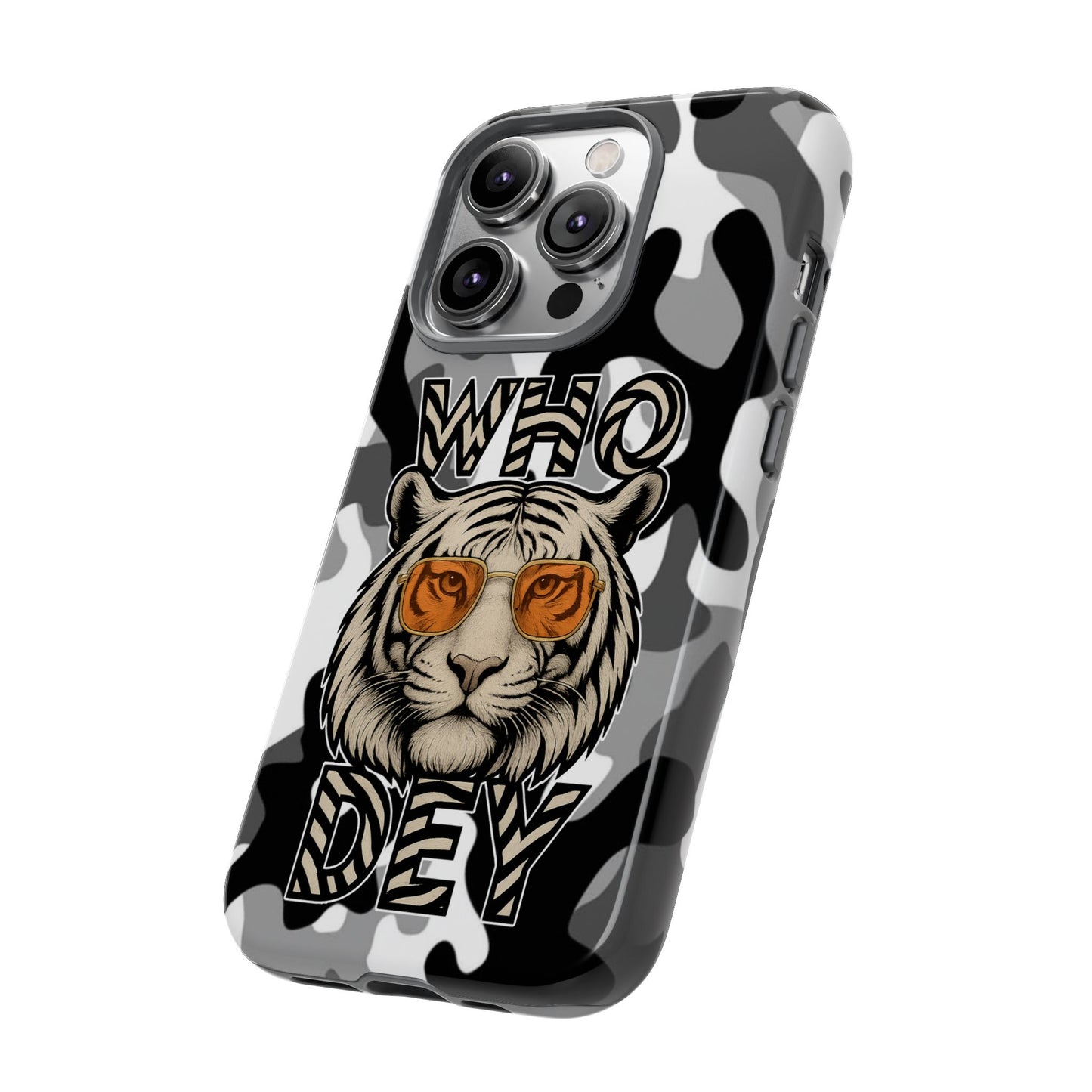 WhiteOut Tiger Phone Case for iPhone