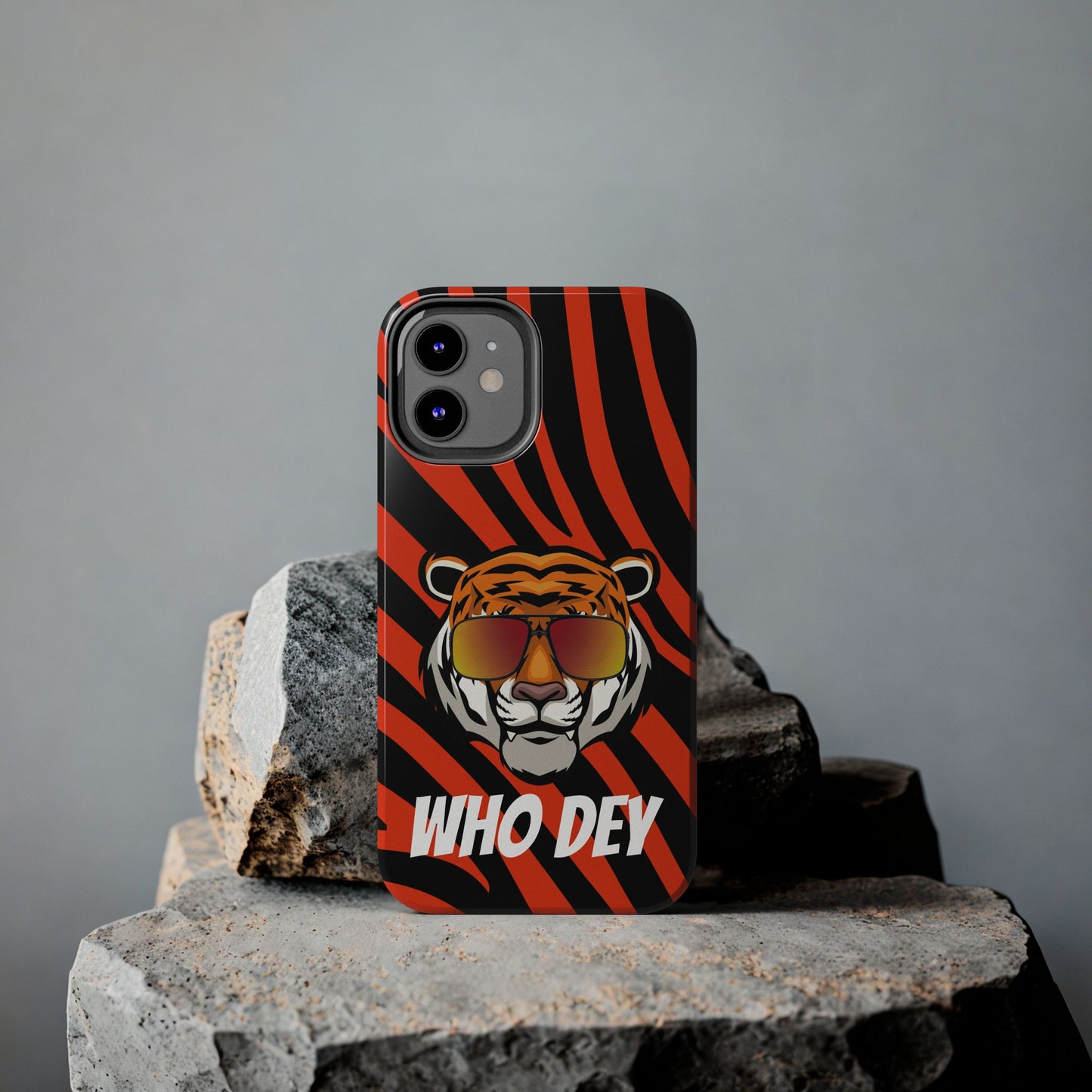 Who Dey Tiger Tough Phone Case