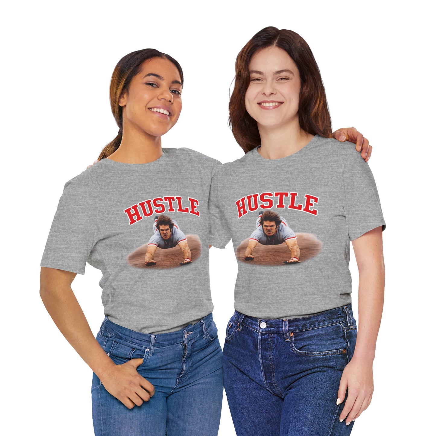 Hustle T-Shirt — Vintage Action Photo Graphic Tee for Motivated Fans