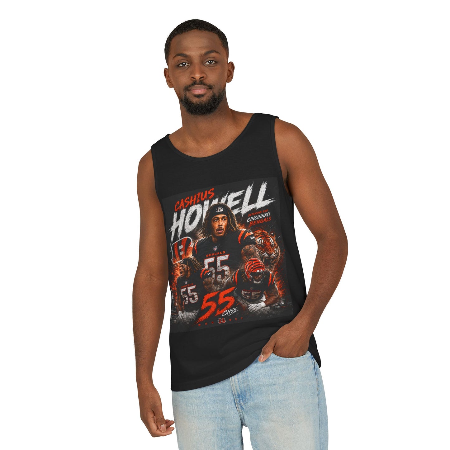 Cashtus Howell #55 Football Tank Top — Player Tribute Jersey Tank