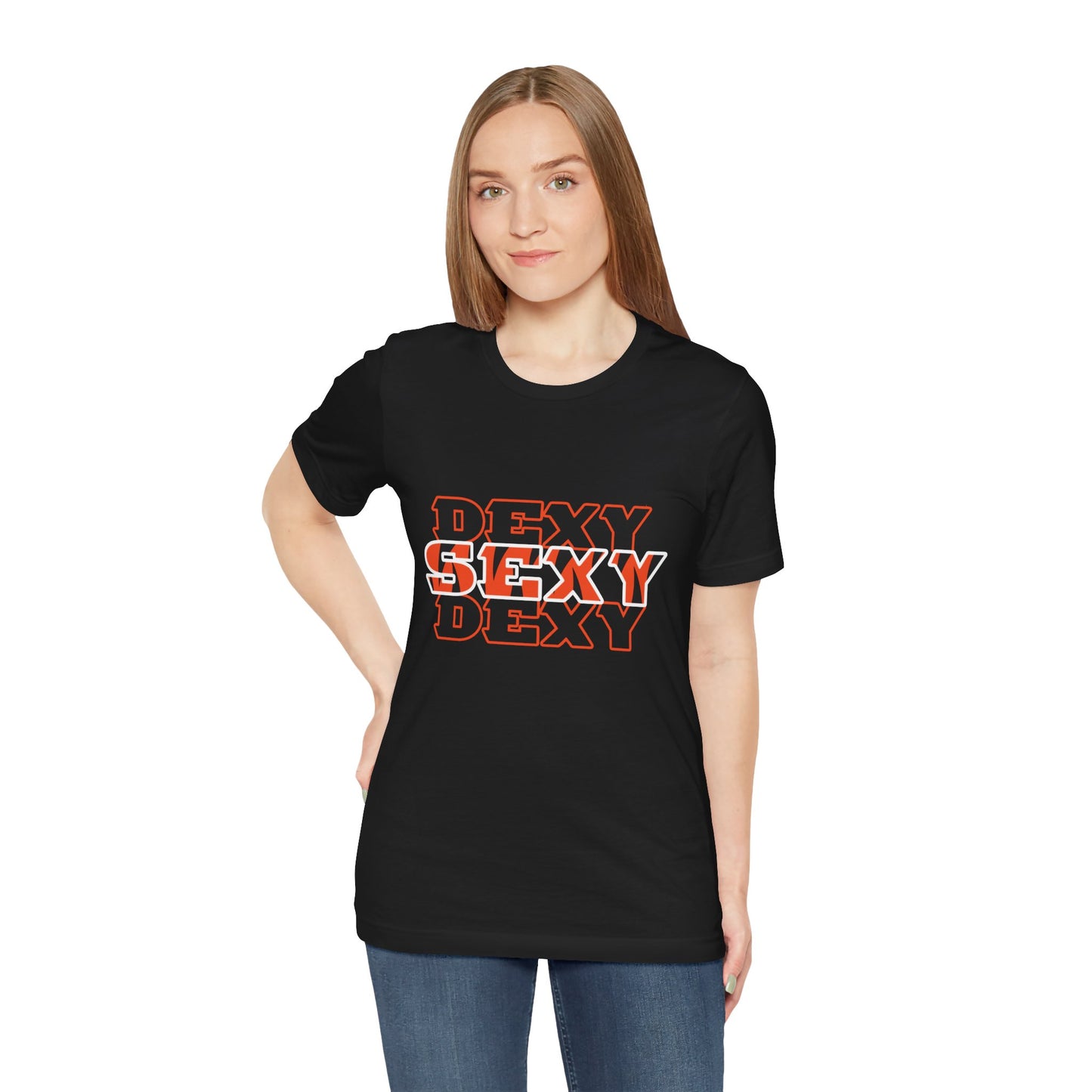 Sexy Dexy Graphic Tee — Bold Retro Text Shirt