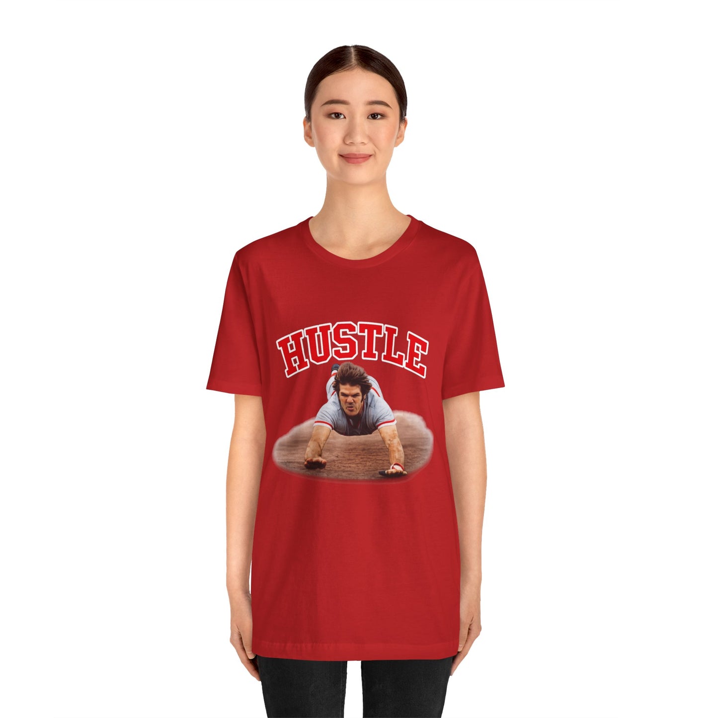 Hustle T-Shirt — Vintage Action Photo Graphic Tee for Motivated Fans