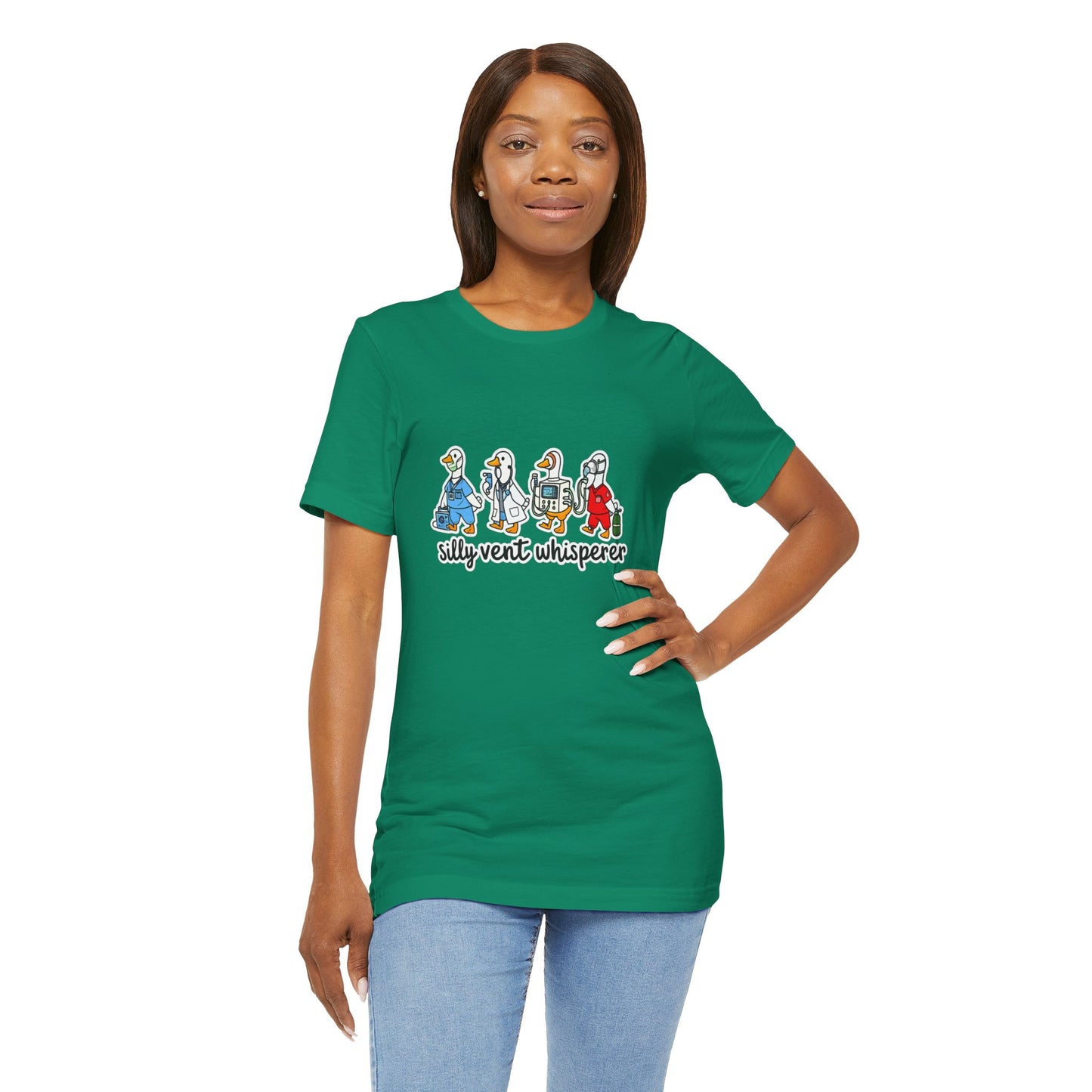 Silly Vent Whisperer Tee — Funny Crew respiratory care club
