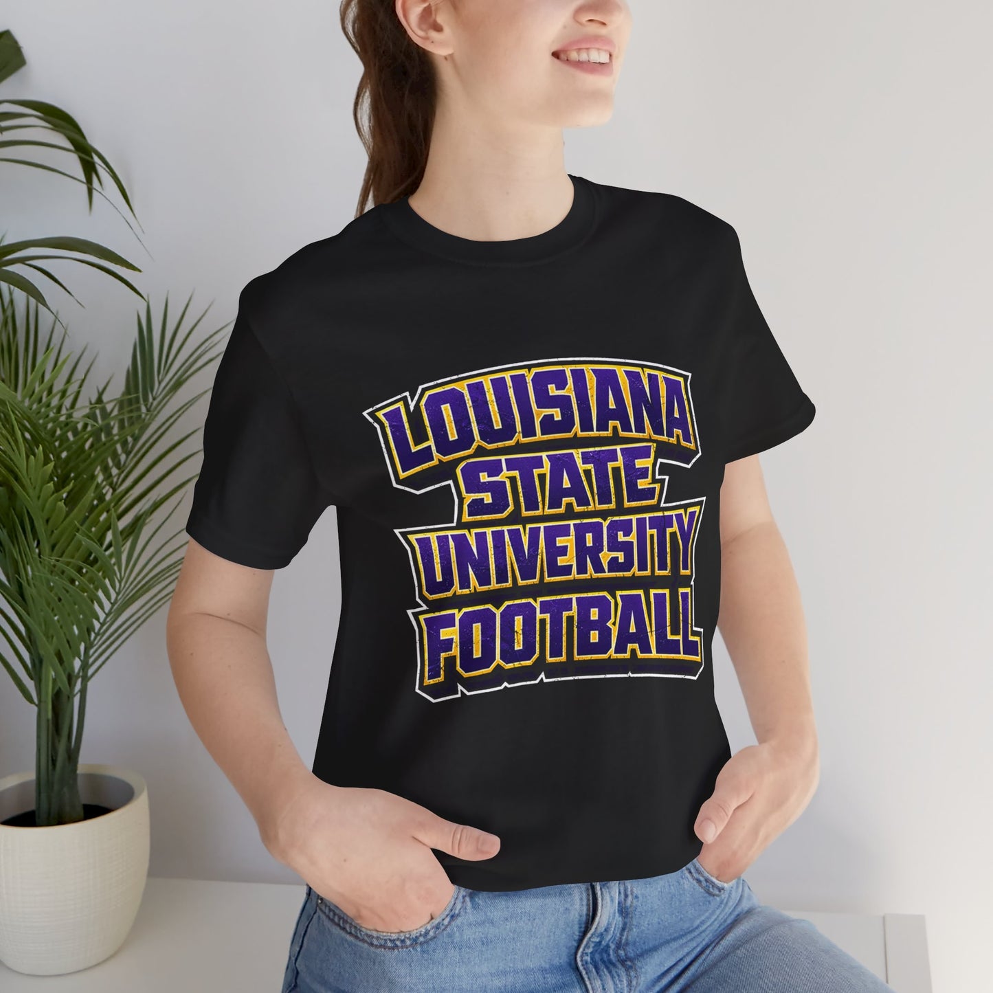 Set It Off LSU Football T‑Shirt — 'Louisiana State University Football' Graphic Tee