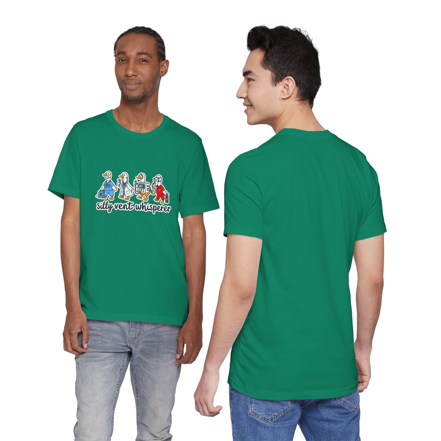 Silly Vent Whisperer Tee — Funny Crew respiratory care club