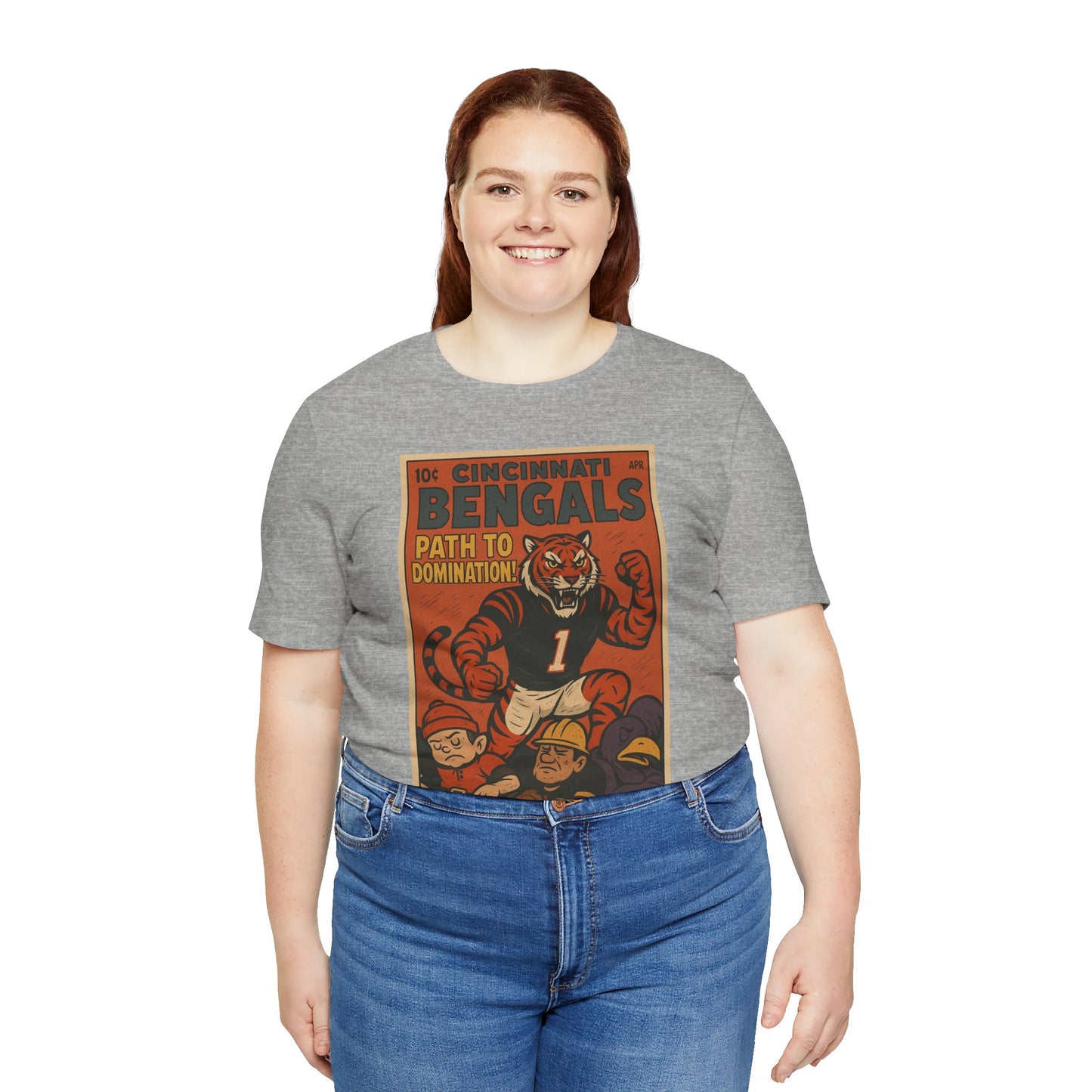 Cincinnati Bengals Comic cover Path to Domination Unisex Short Sleeve Tee -