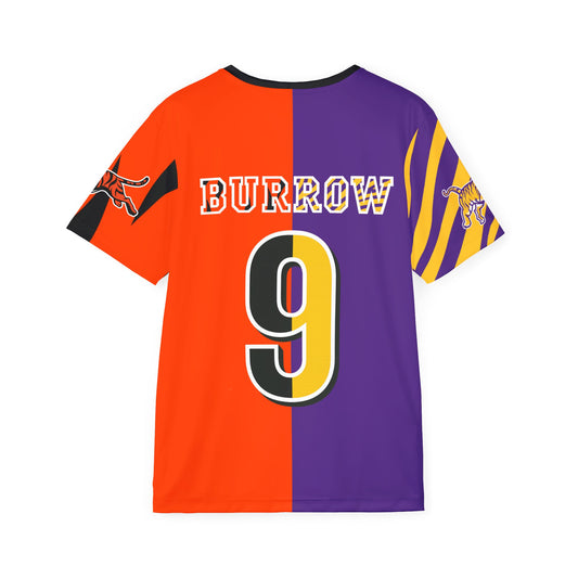 Bayou Bengals #9 Shirsey Sports Jersey
