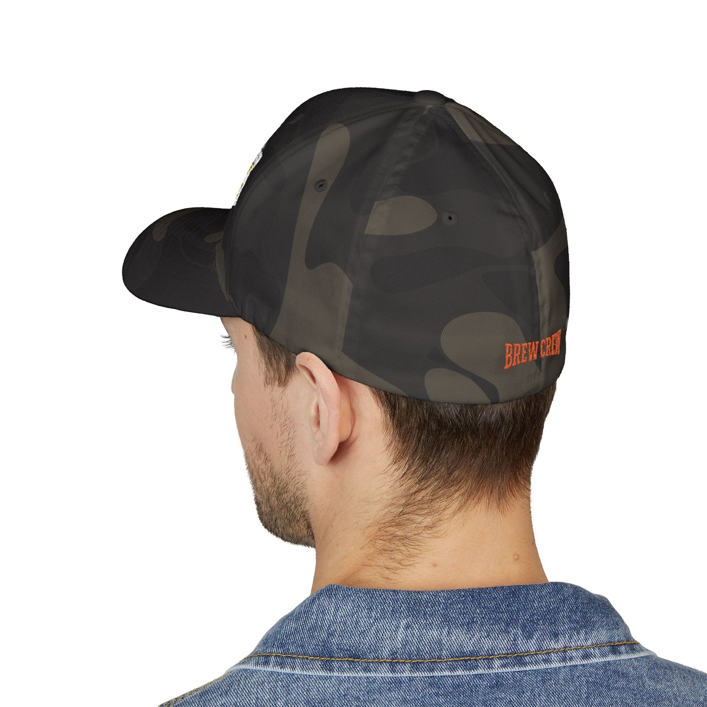 Embroidered Bengals and Brews Podcast Flex Fit Hat