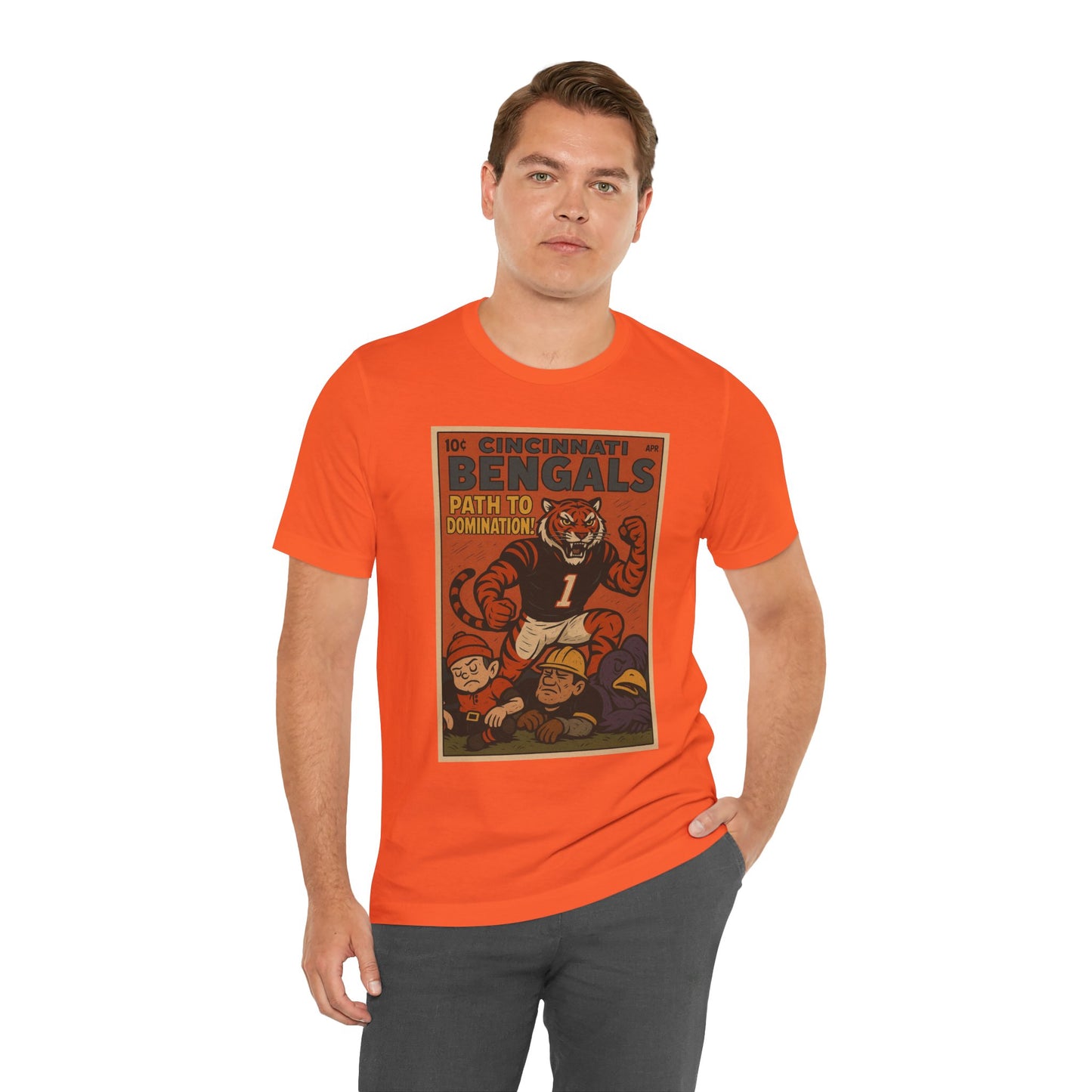 Cincinnati Bengals Comic cover Path to Domination Unisex Short Sleeve Tee -