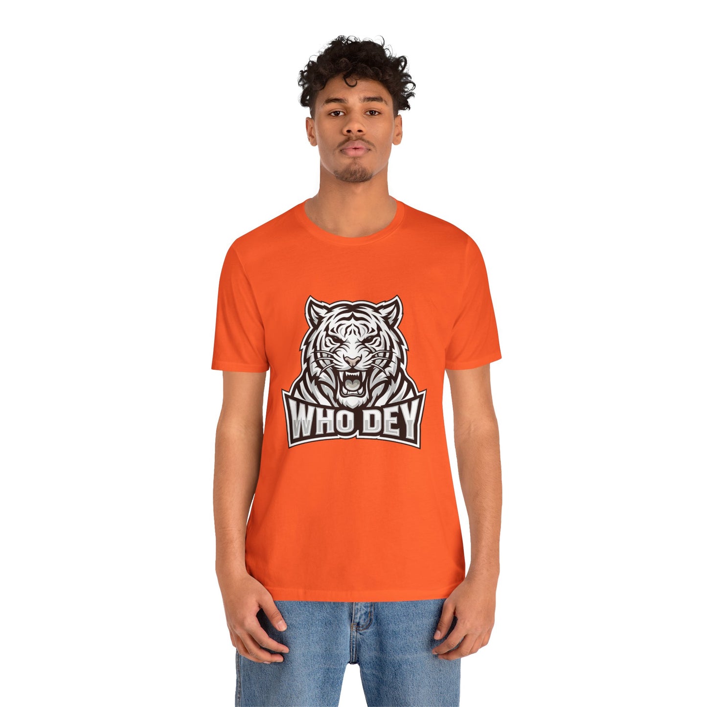 Tiger 'Who Dey' Graphic Tee — Bold Mascot Shirt for Fans