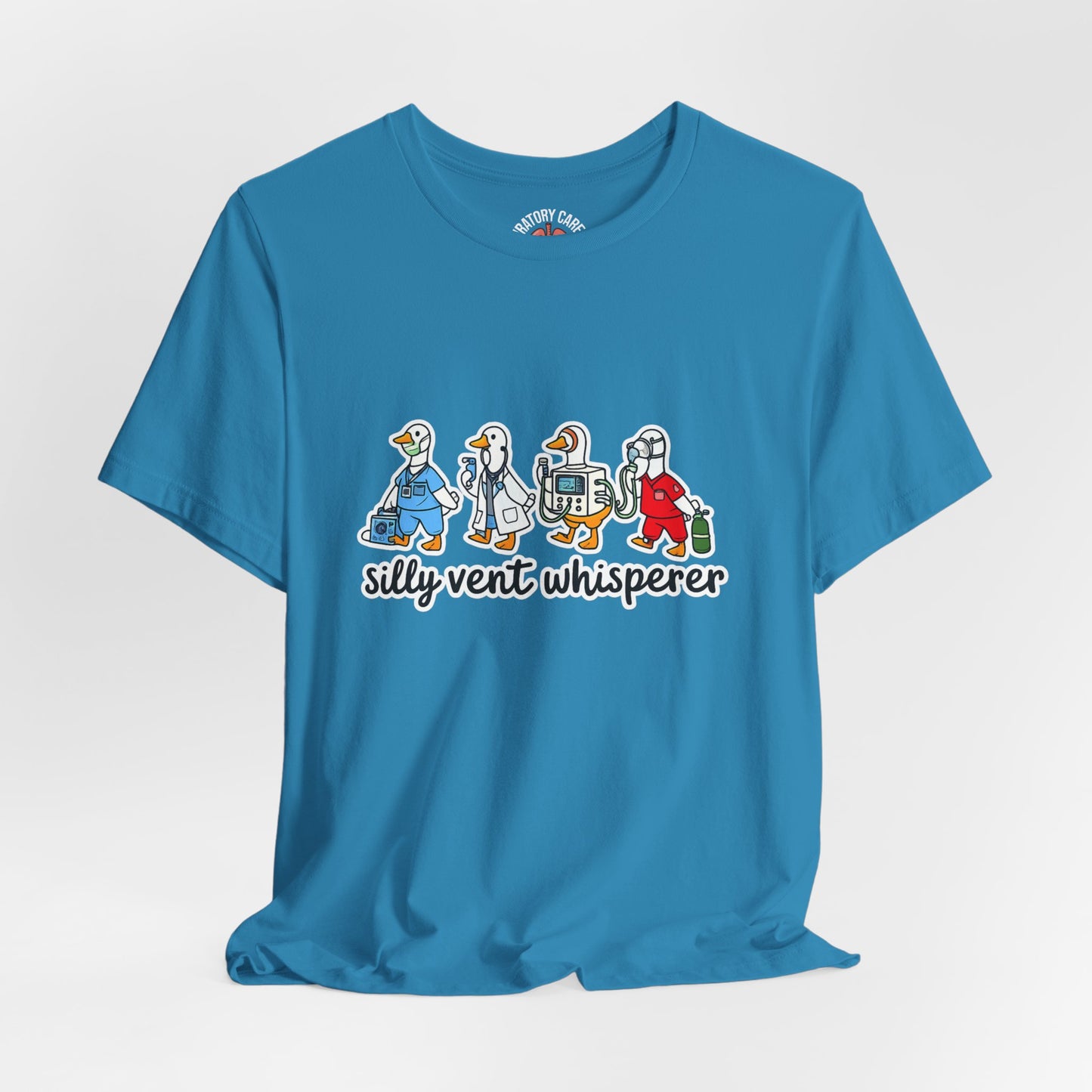 Silly Vent Whisperer Tee — Funny Crew respiratory care club